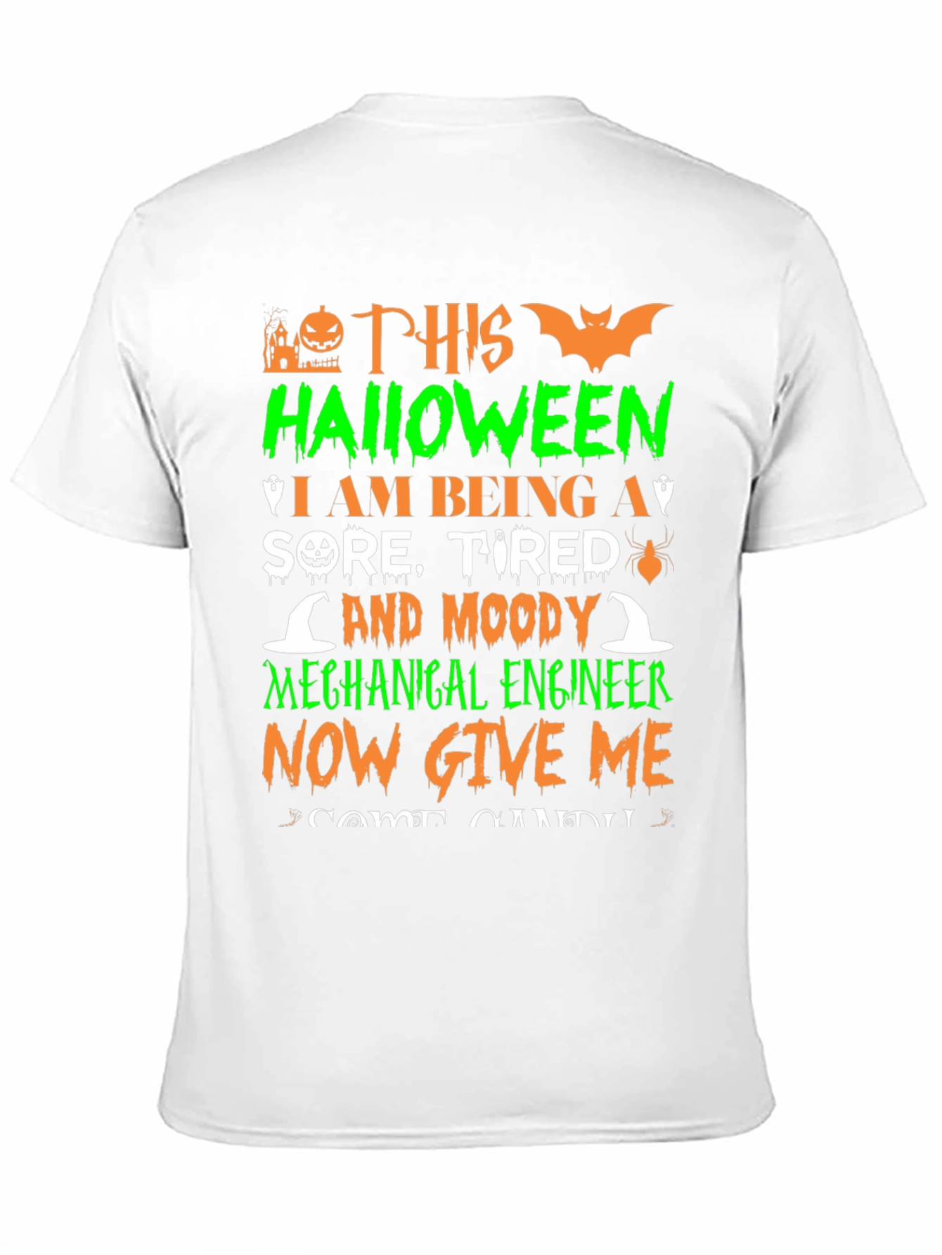 Halloween Mechanical Engineer T-Shirt