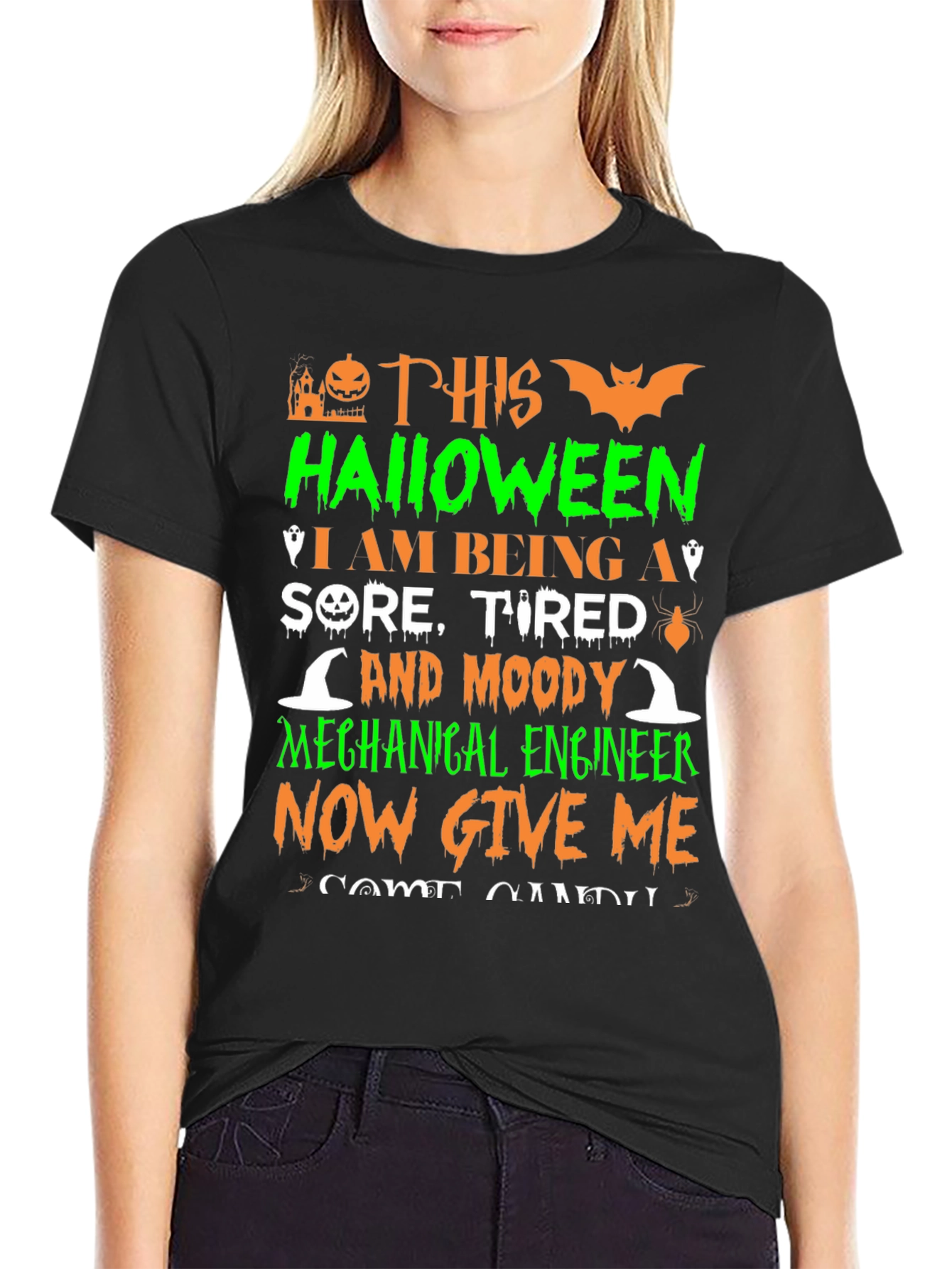 Halloween Mechanical Engineer T-Shirt