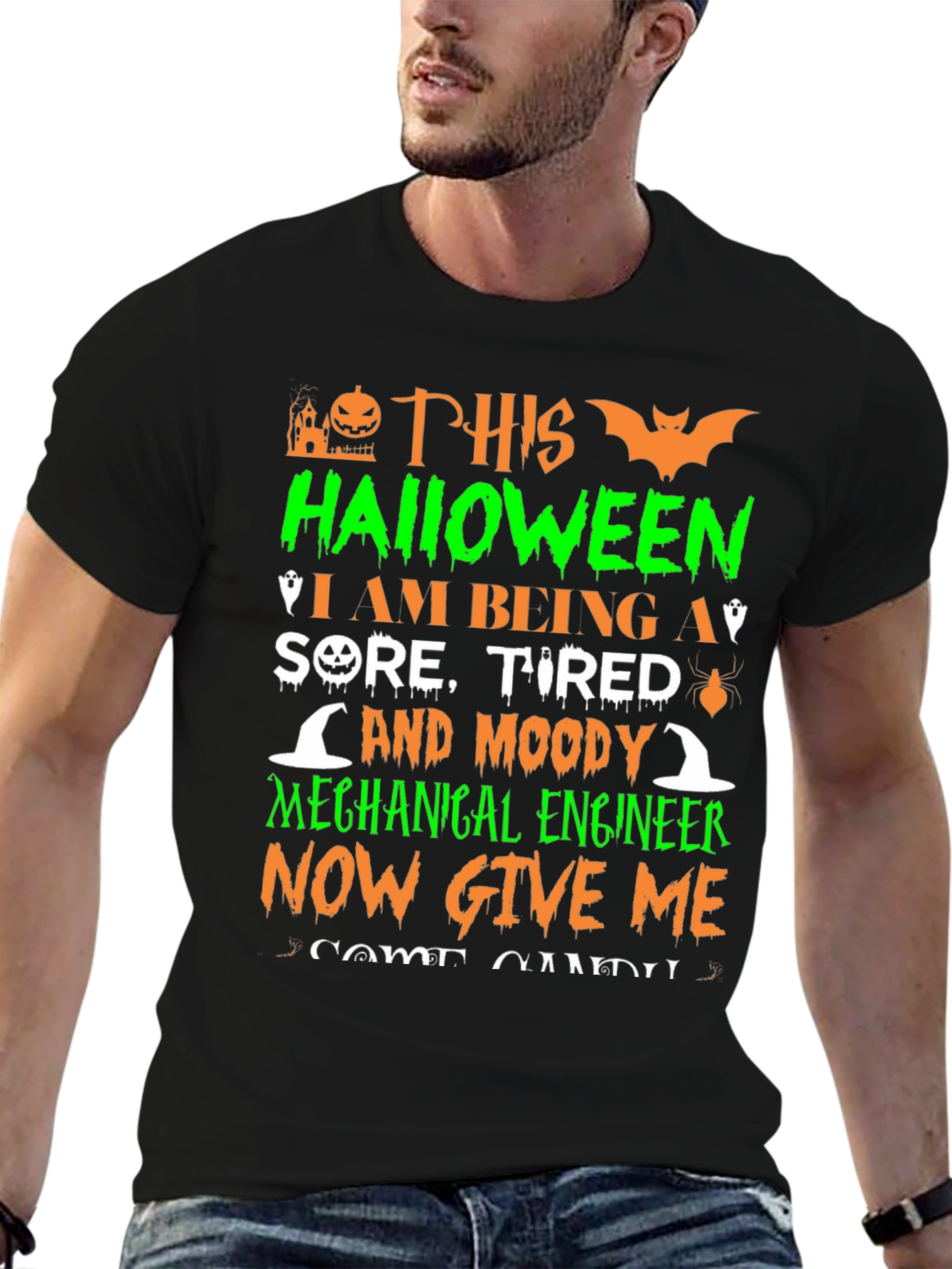 Halloween Mechanical Engineer T-Shirt