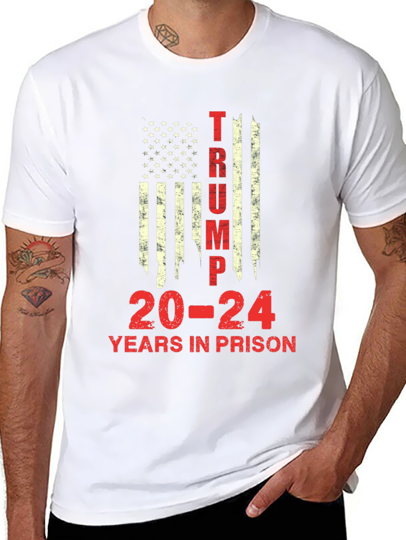 Trump 20-24 Years in Prison Graphic Tee