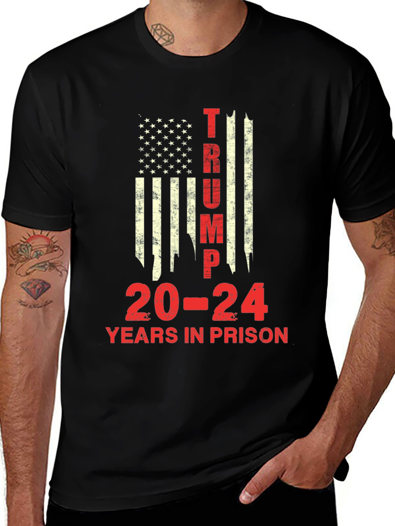 Trump 20-24 Years in Prison Graphic Tee