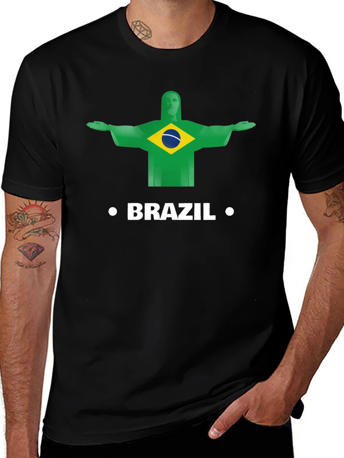 Brazil Christ the Redeemer Graphic Tee