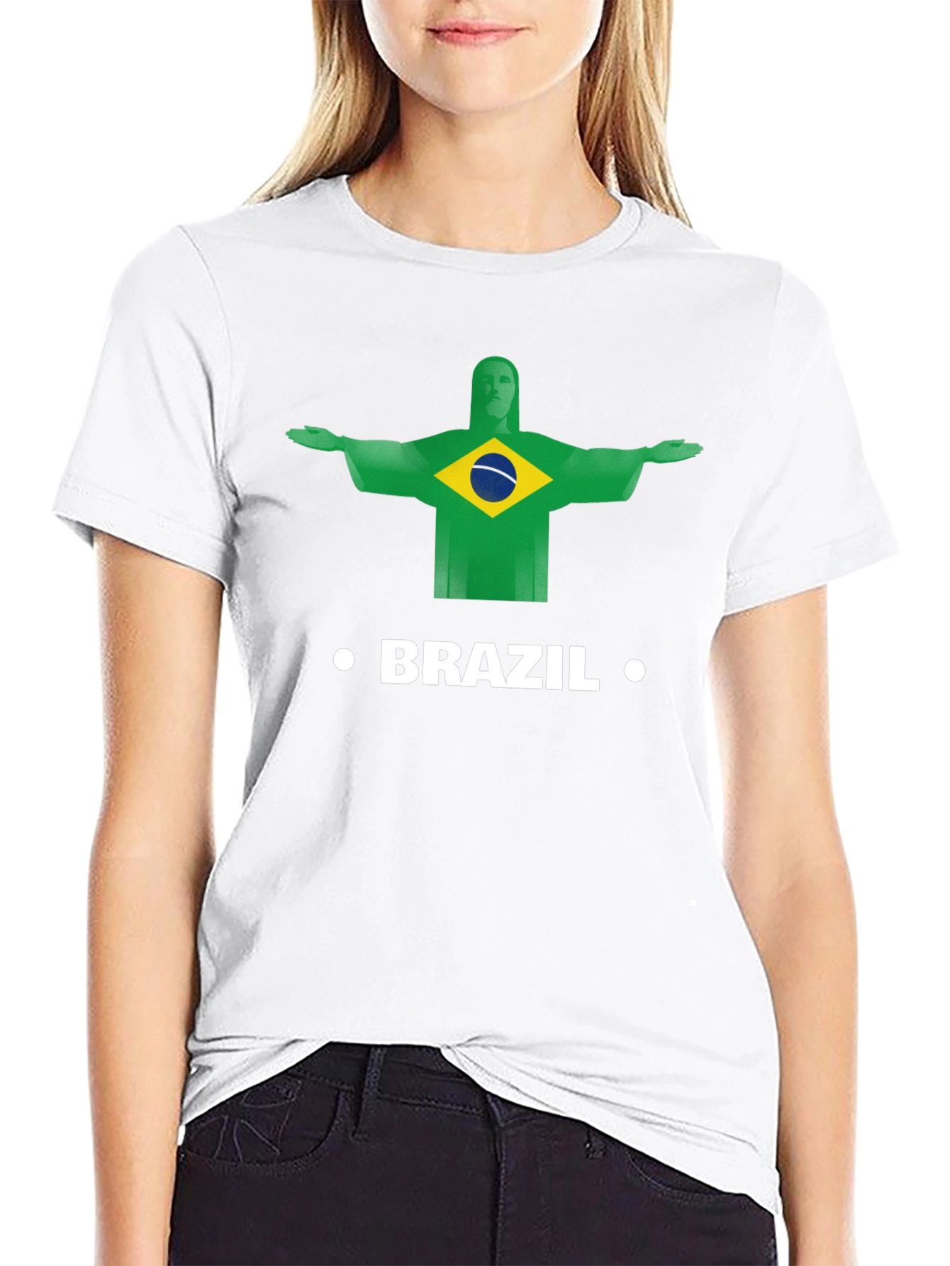 Brazil Christ the Redeemer Graphic Tee