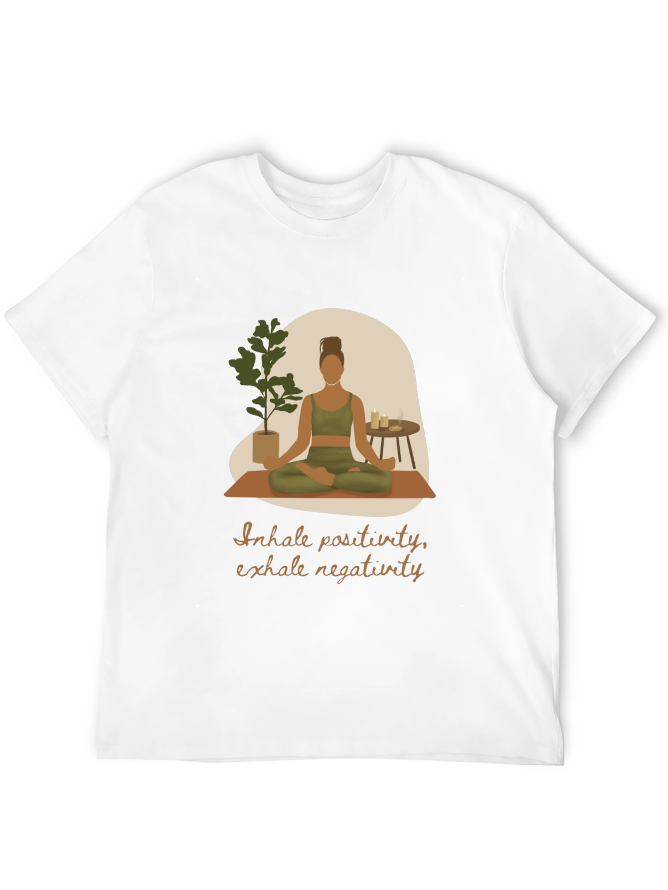 Inhale Positivity Yoga Graphic Tee