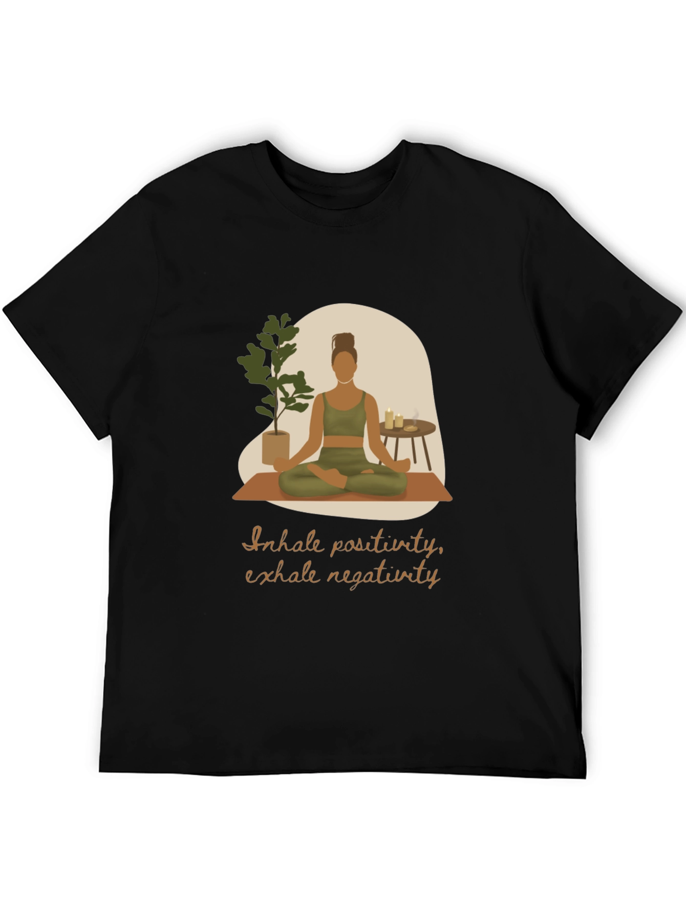 Inhale Positivity Yoga Graphic Tee