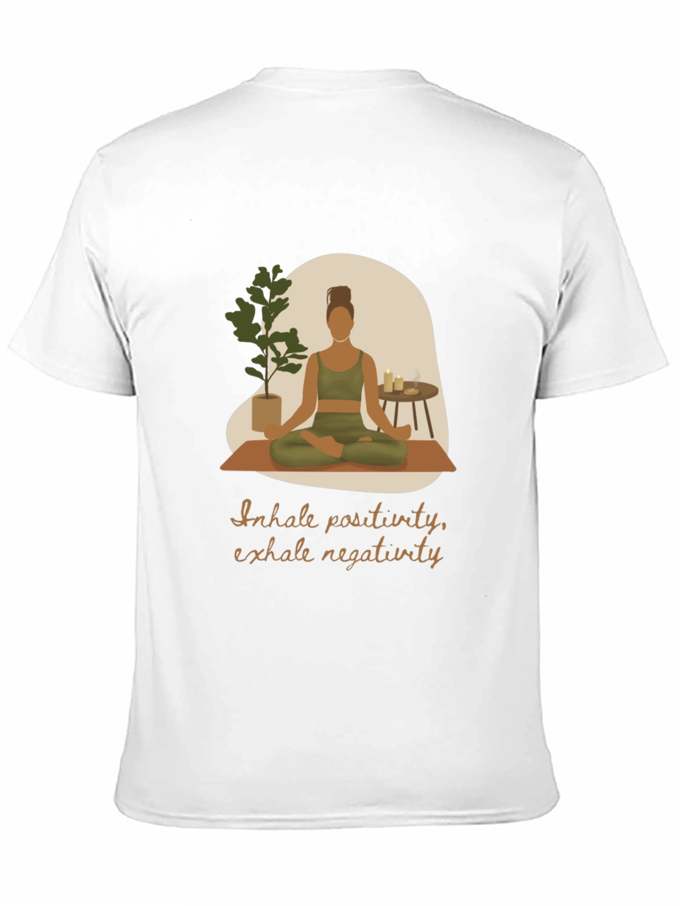 Inhale Positivity Yoga Graphic Tee