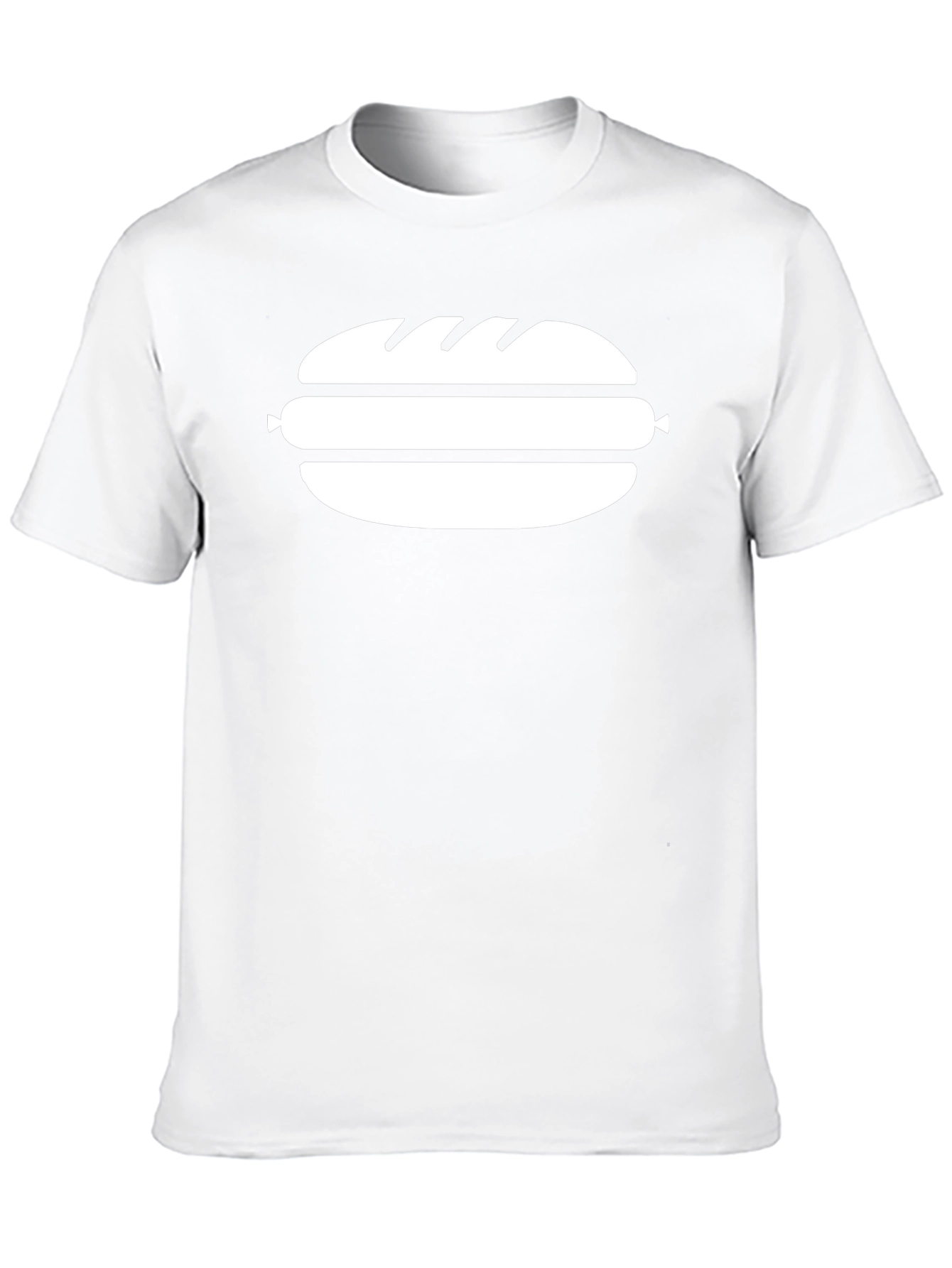 Hot Dog Graphic Tee - Unisex Black T-Shirt