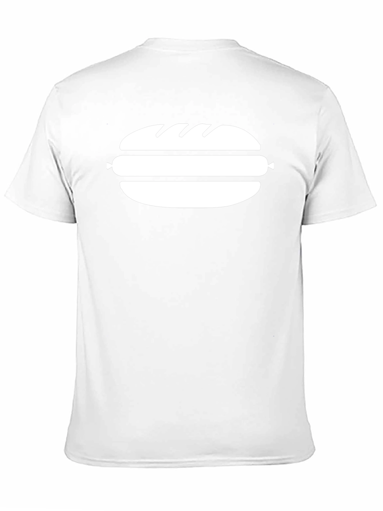 Hot Dog Graphic Tee - Unisex Black T-Shirt