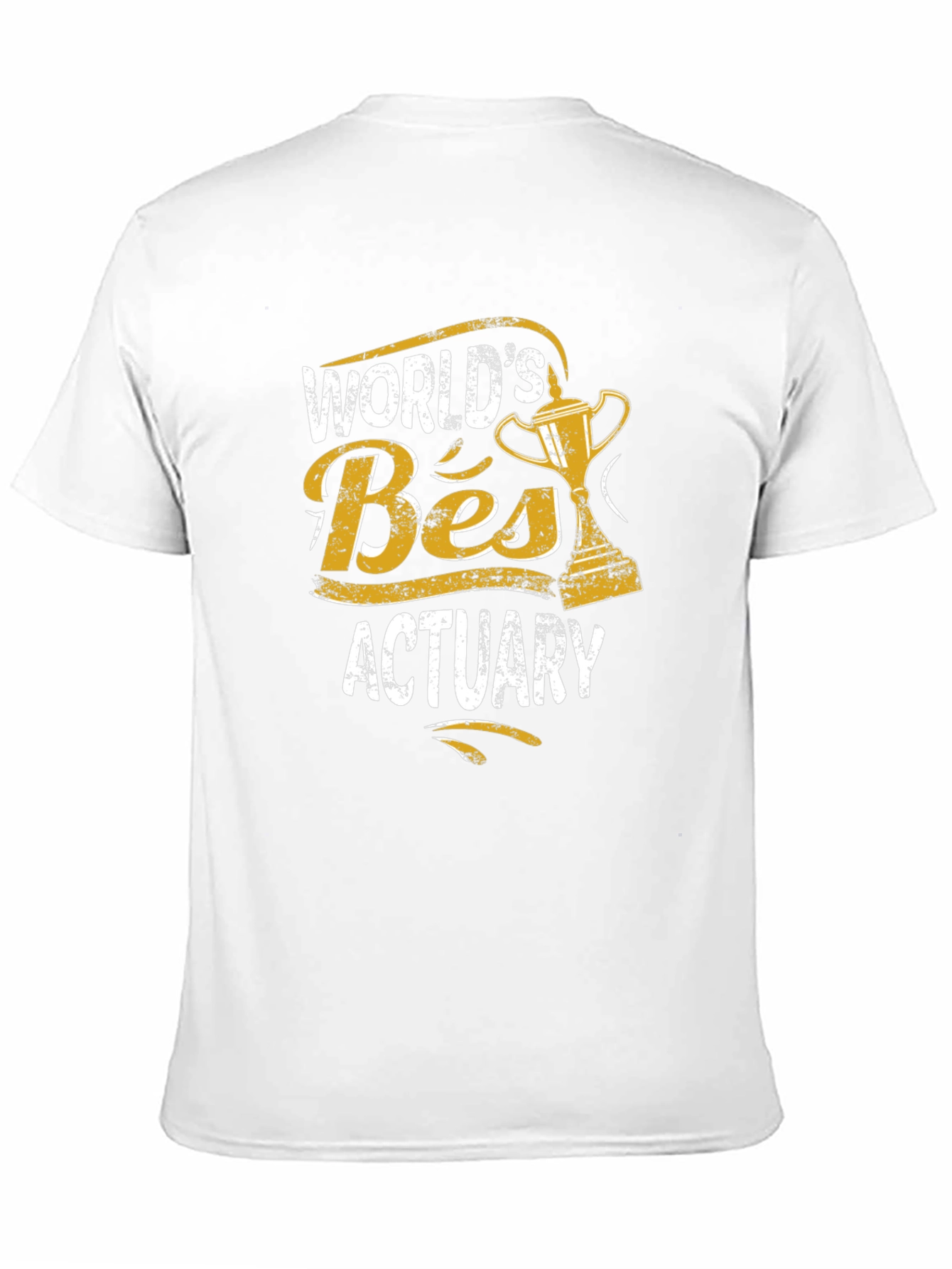 Worlds Best Actuary Graphic Tee - Black