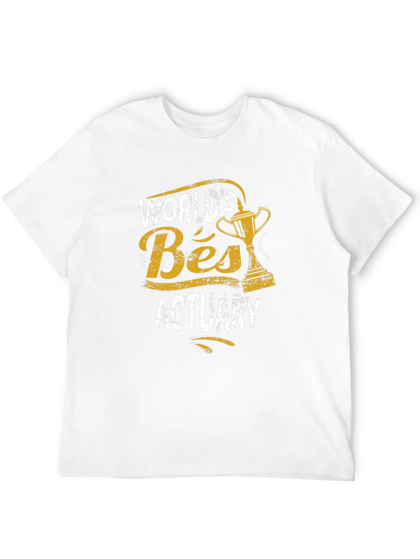 Worlds Best Actuary Graphic Tee - Black