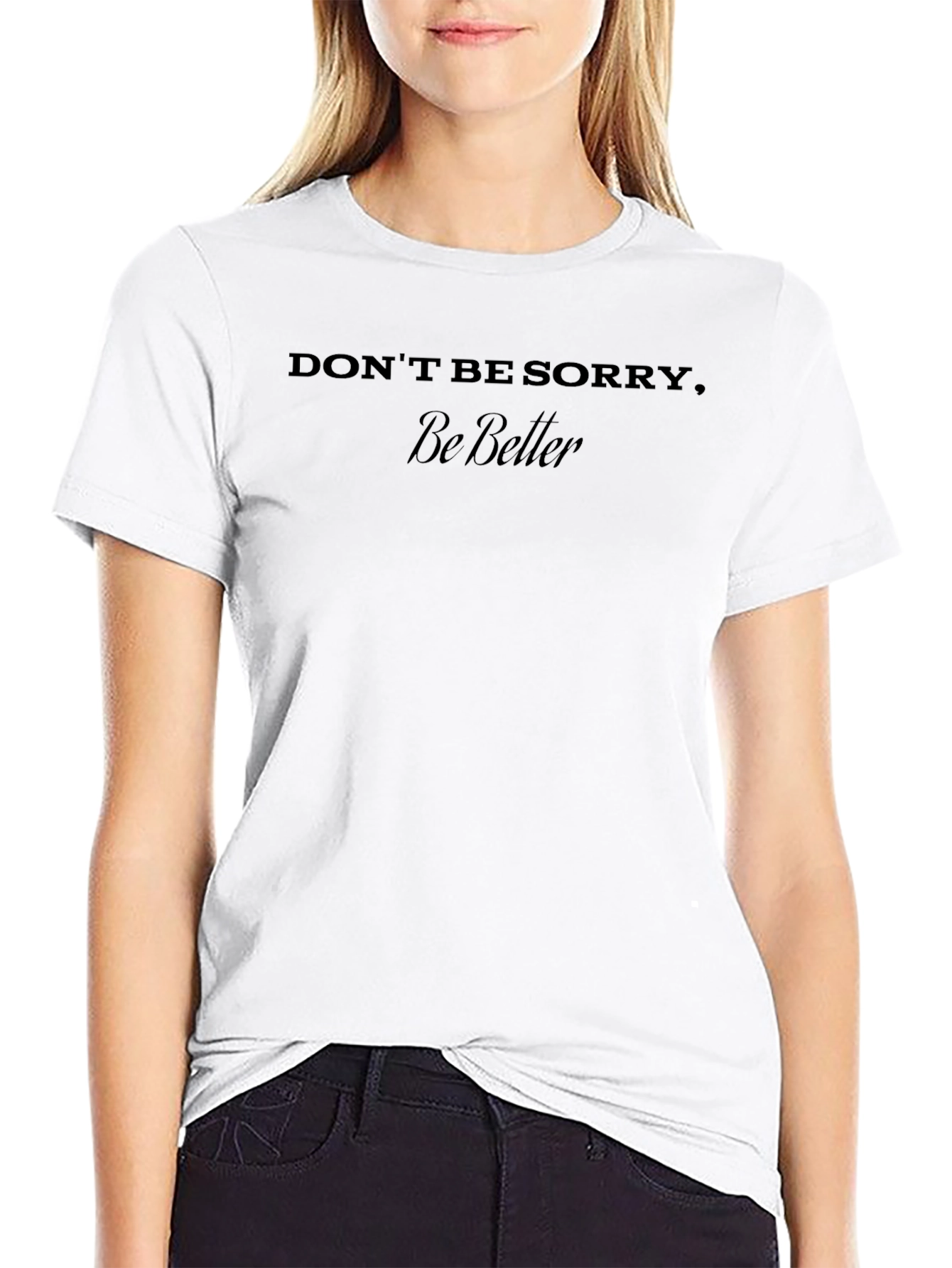 Be Better Graphic Tee - Motivational Black T-Shirt