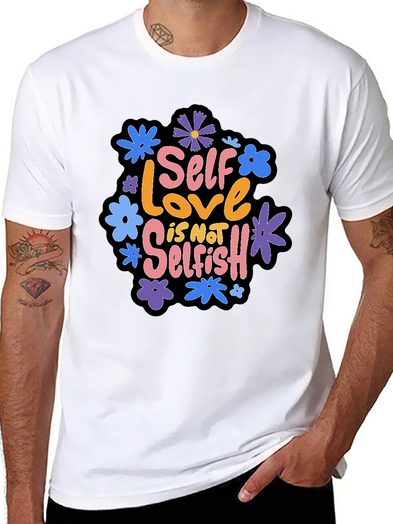 Self Love is Not Selfish Graphic Tee