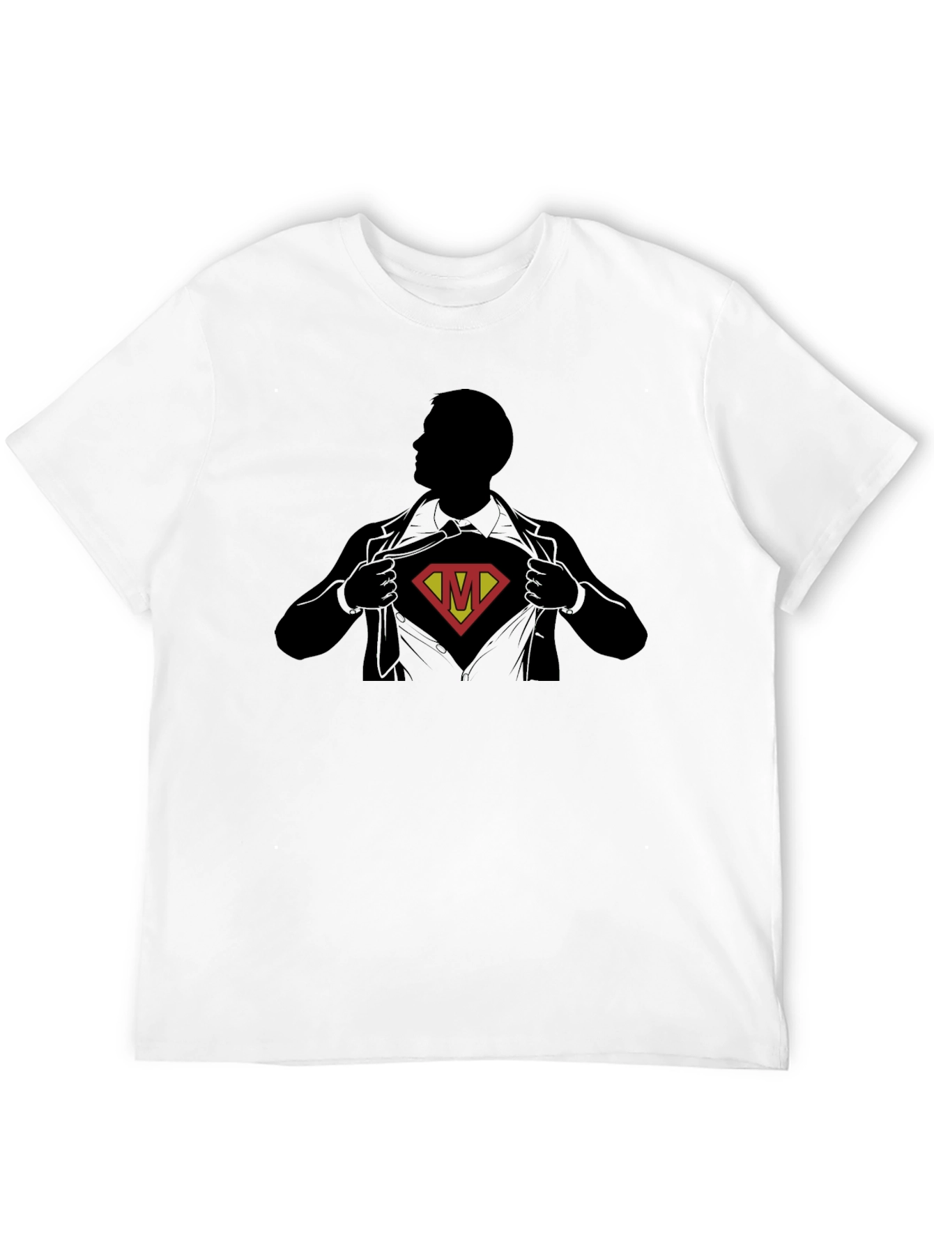 Superhero M T-Shirt - Secret Identity Tee