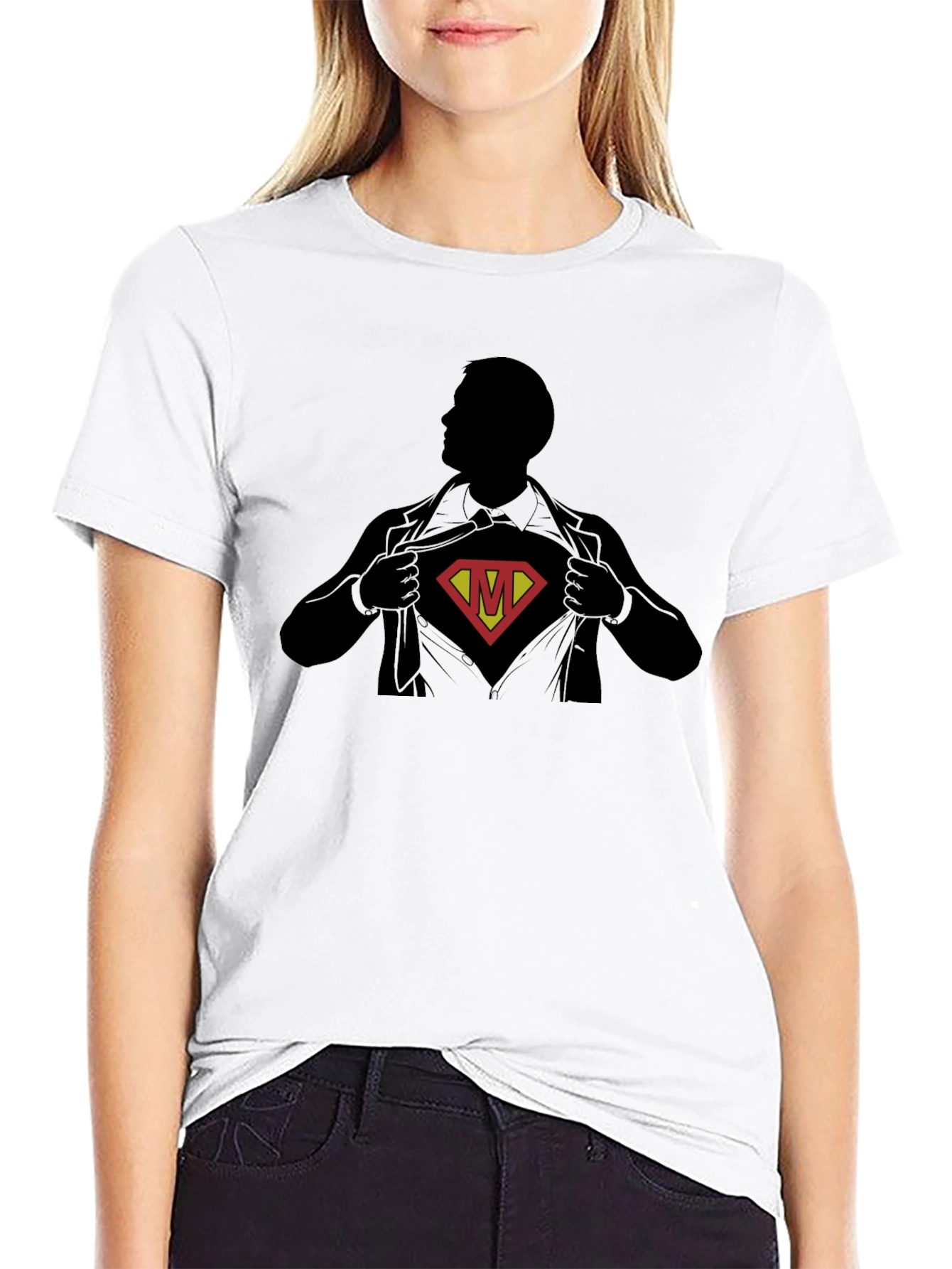 Superhero M T-Shirt - Secret Identity Tee