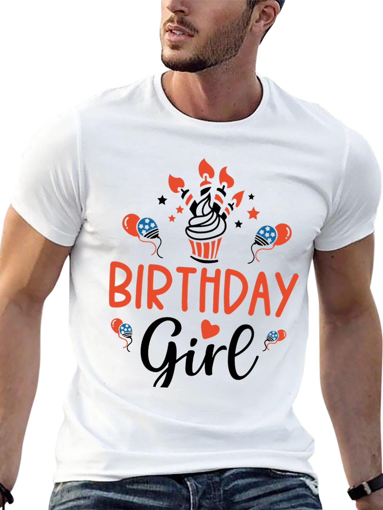 Birthday Girl Graphic Tee - Cute Celebration Shirt