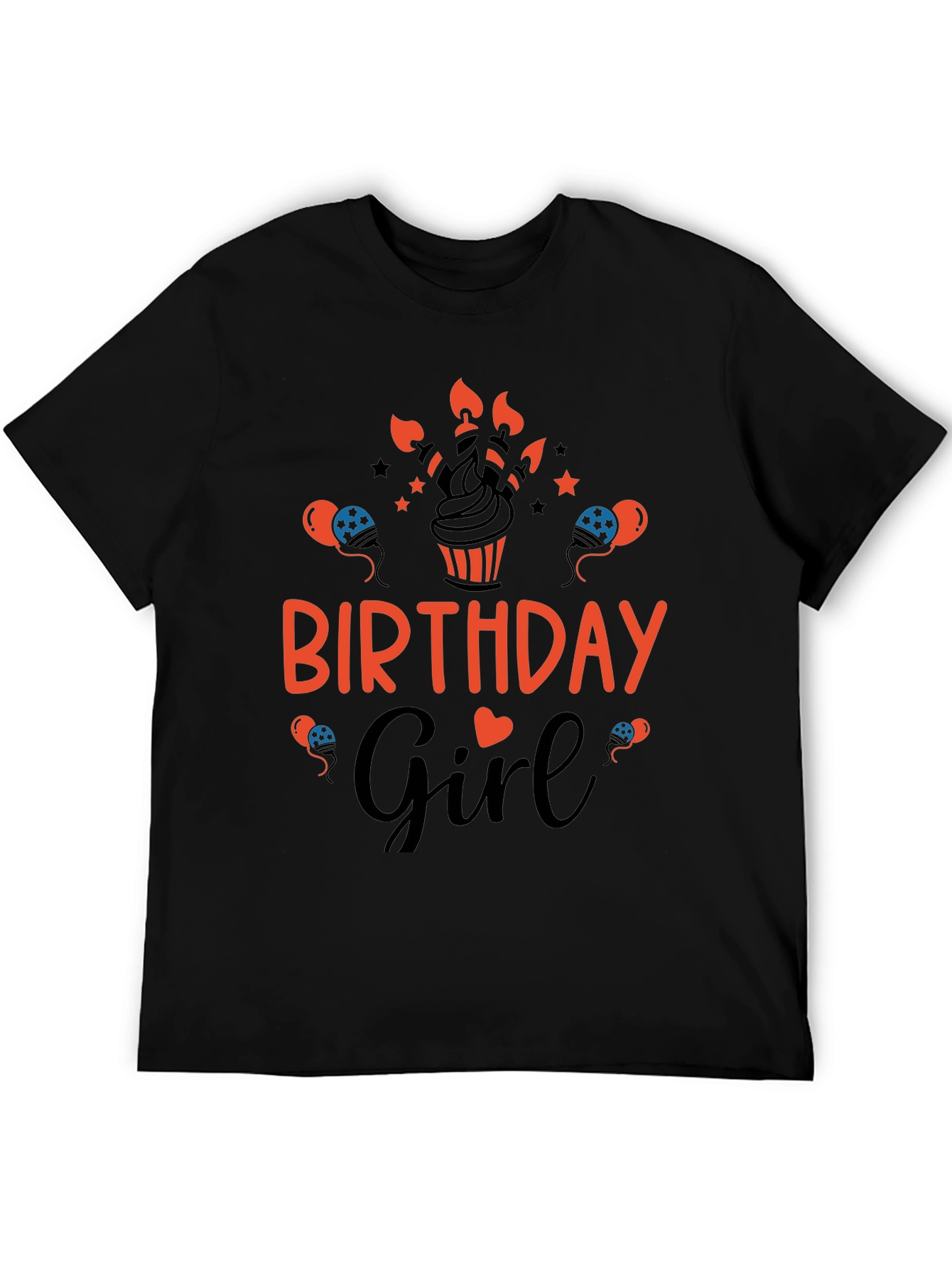 Birthday Girl Graphic Tee - Cute Celebration Shirt