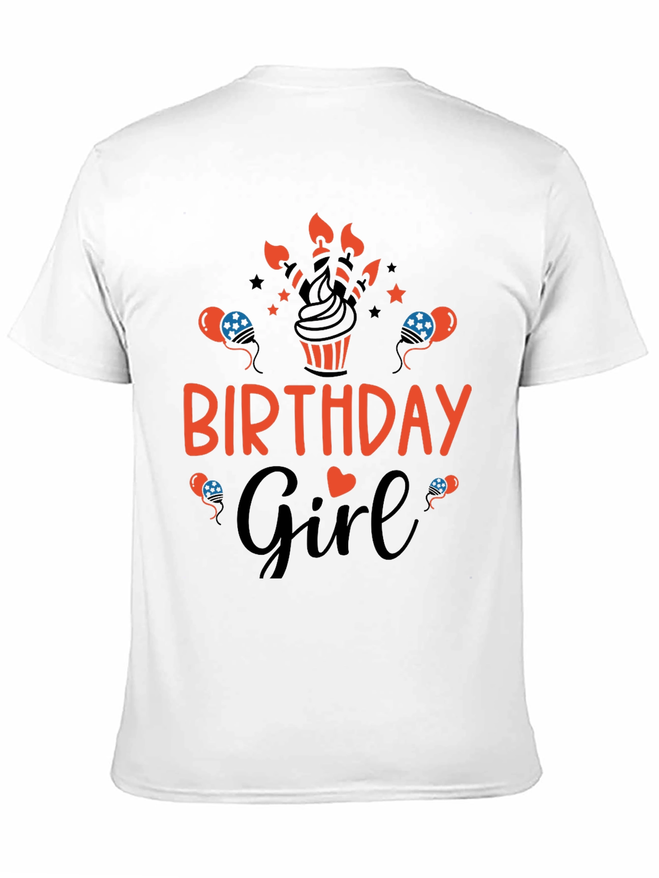 Birthday Girl Graphic Tee - Cute Celebration Shirt