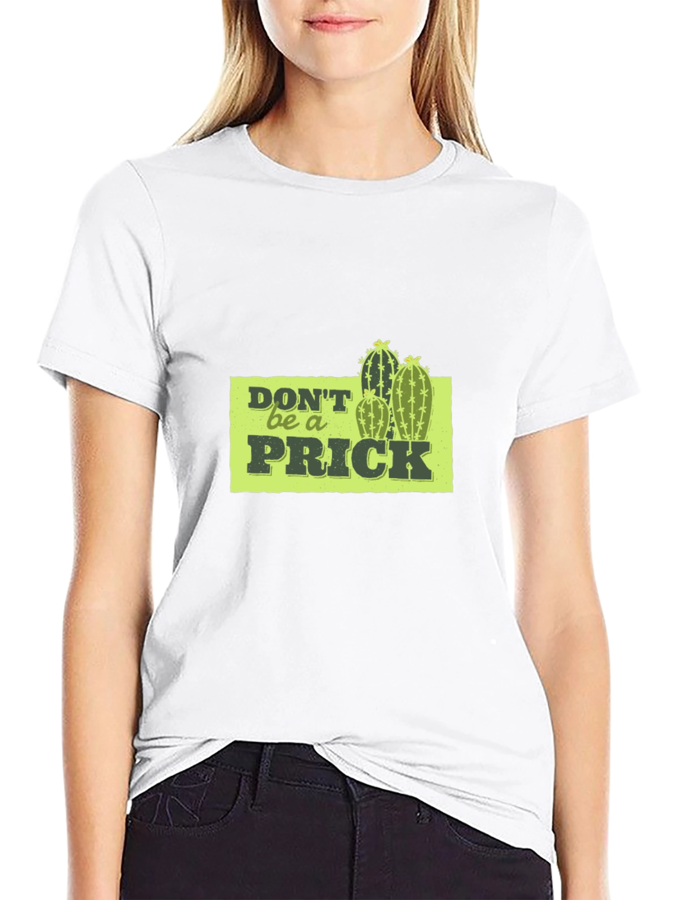 Dont Be A Prick Graphic Tee - Black