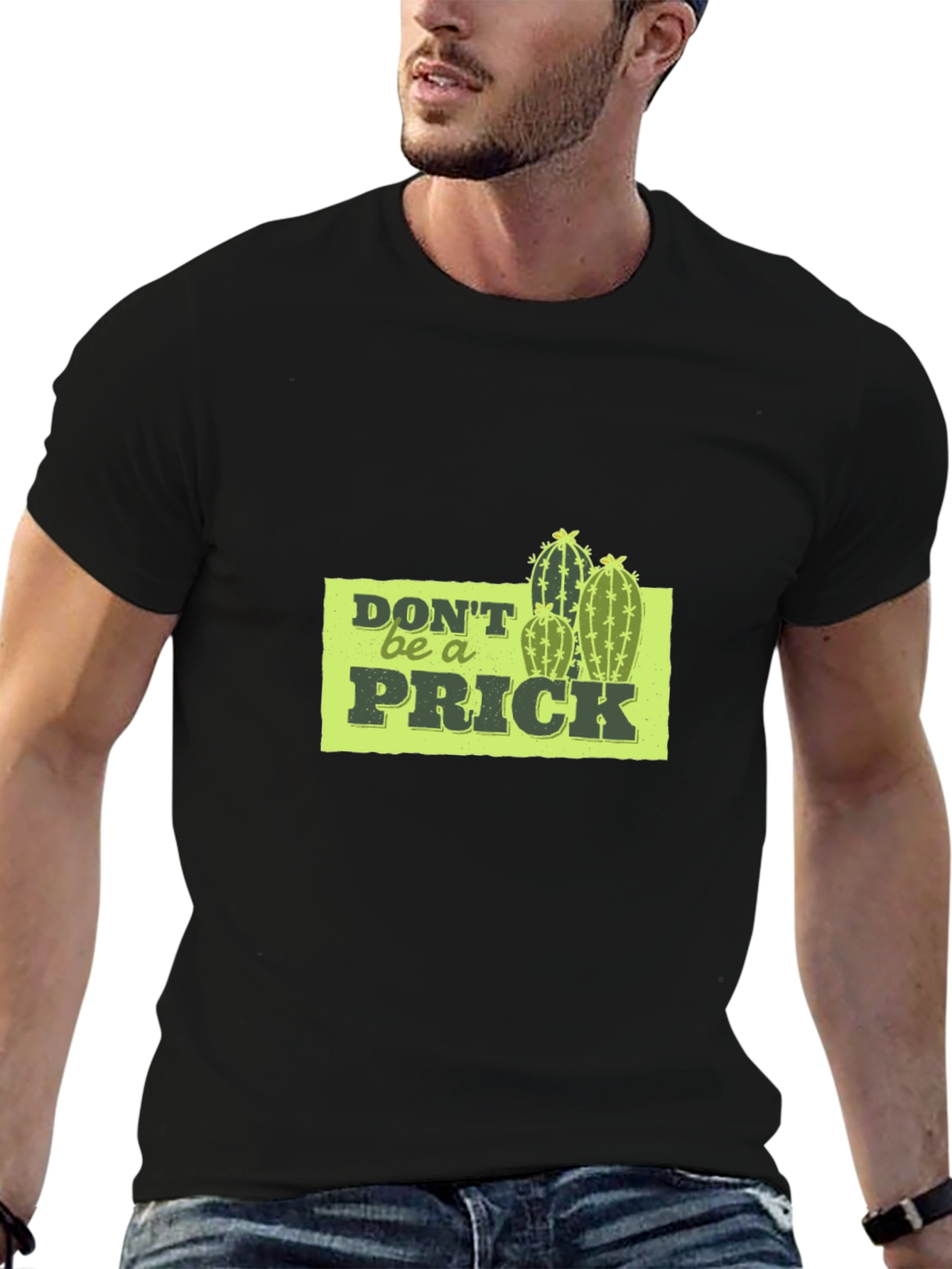 Dont Be A Prick Graphic Tee - Black