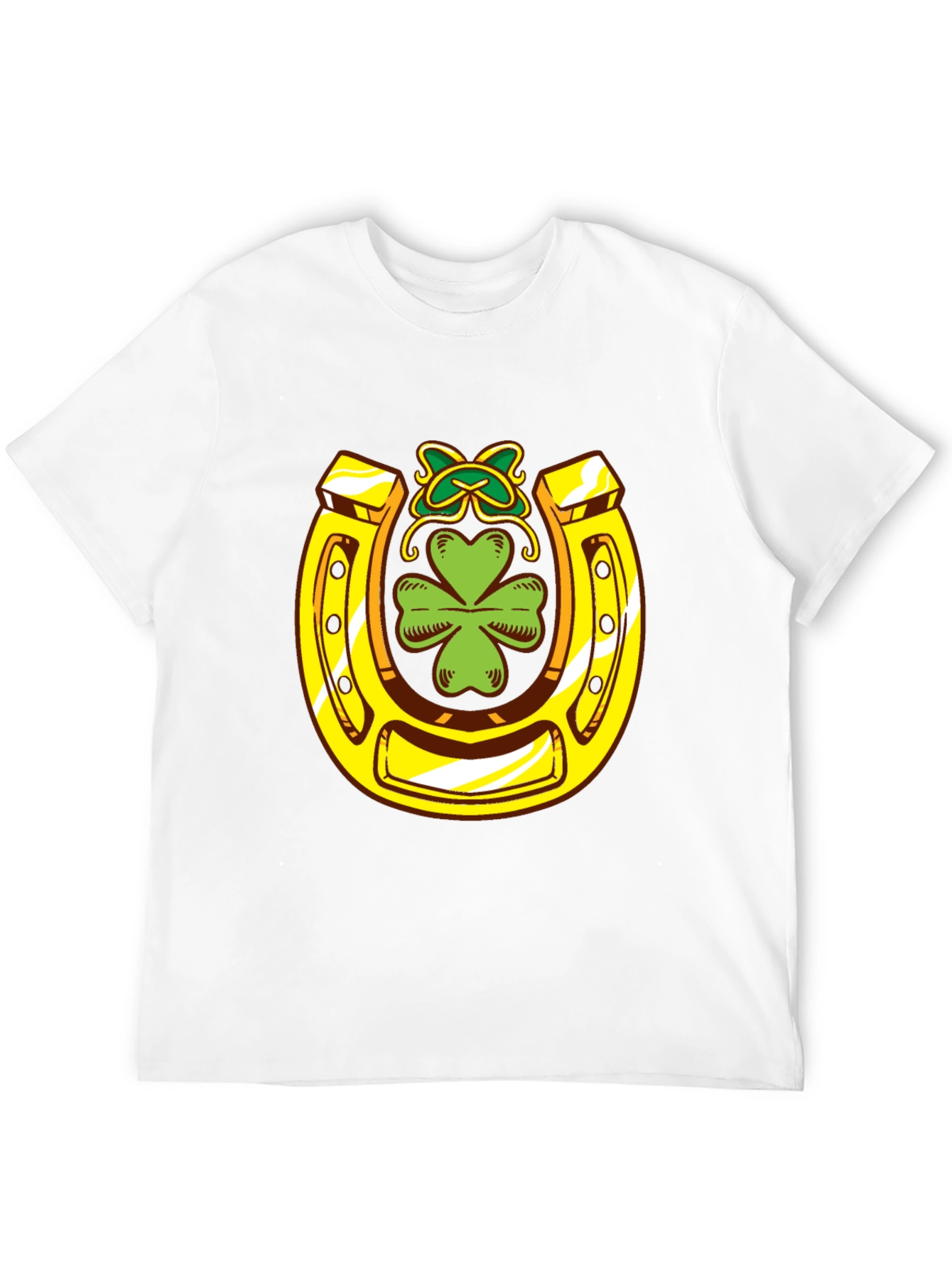 Lucky Horseshoe Clover T-Shirt