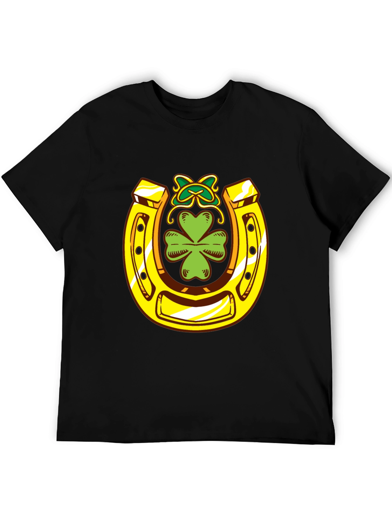 Lucky Horseshoe Clover T-Shirt