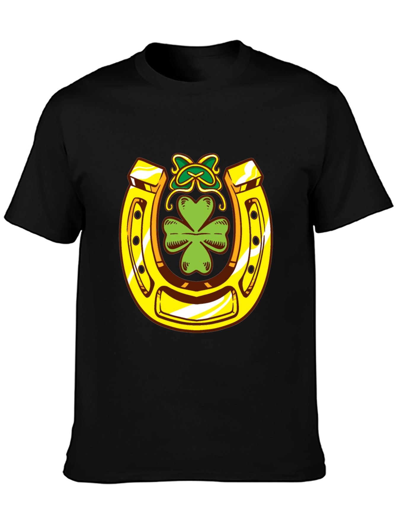 Lucky Horseshoe Clover T-Shirt