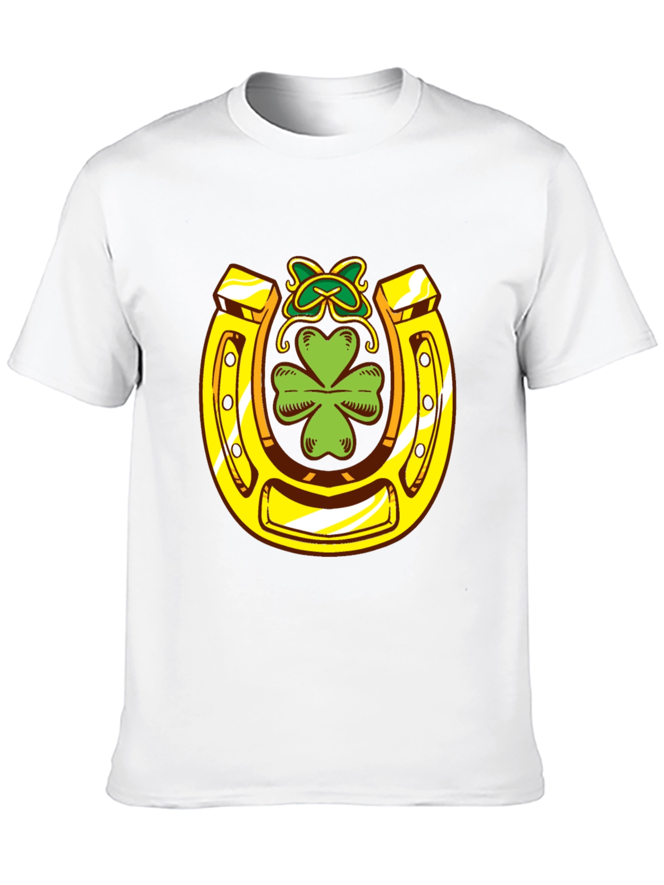 Lucky Horseshoe Clover T-Shirt