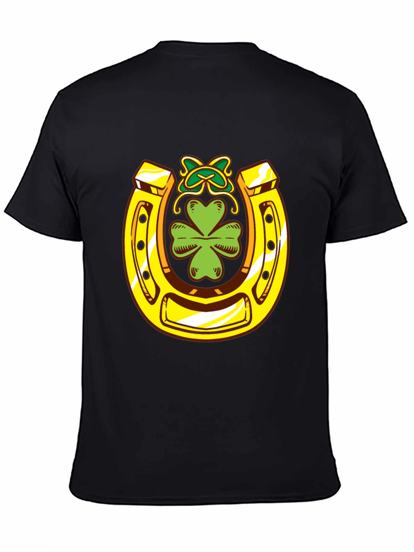 Lucky Horseshoe Clover T-Shirt