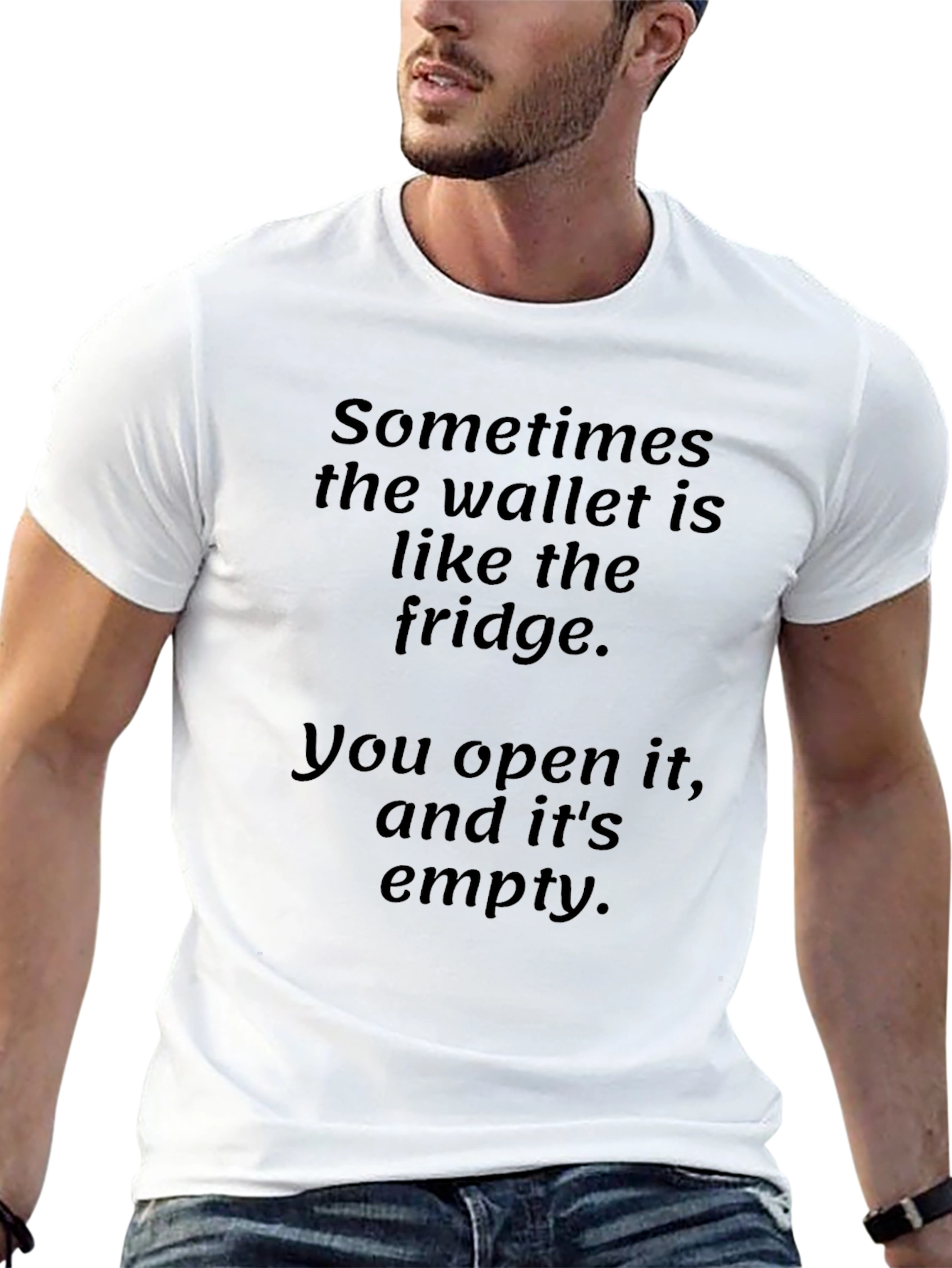 Funny Wallet Fridge T-Shirt - Empty Wallet