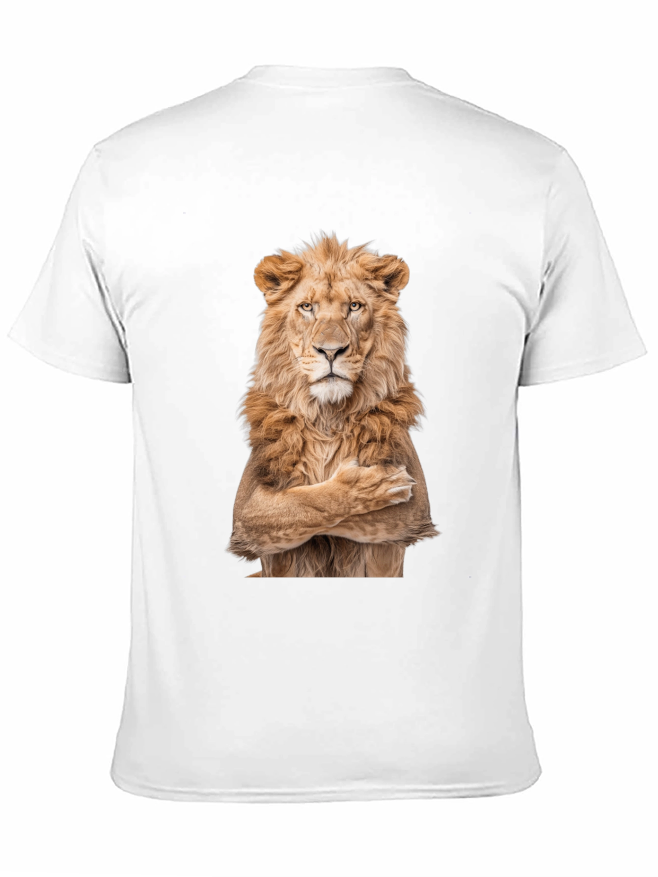 Lion Crossed Arms Graphic Tee