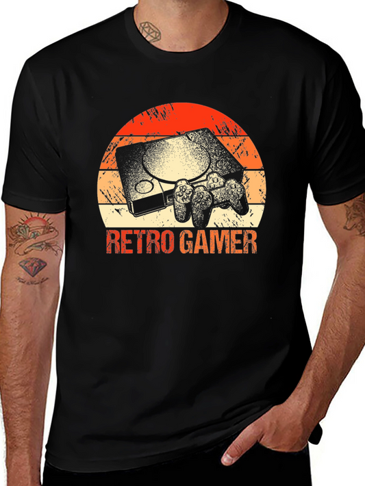 Retro Gamer Graphic T-Shirt - Vintage Gaming Tee