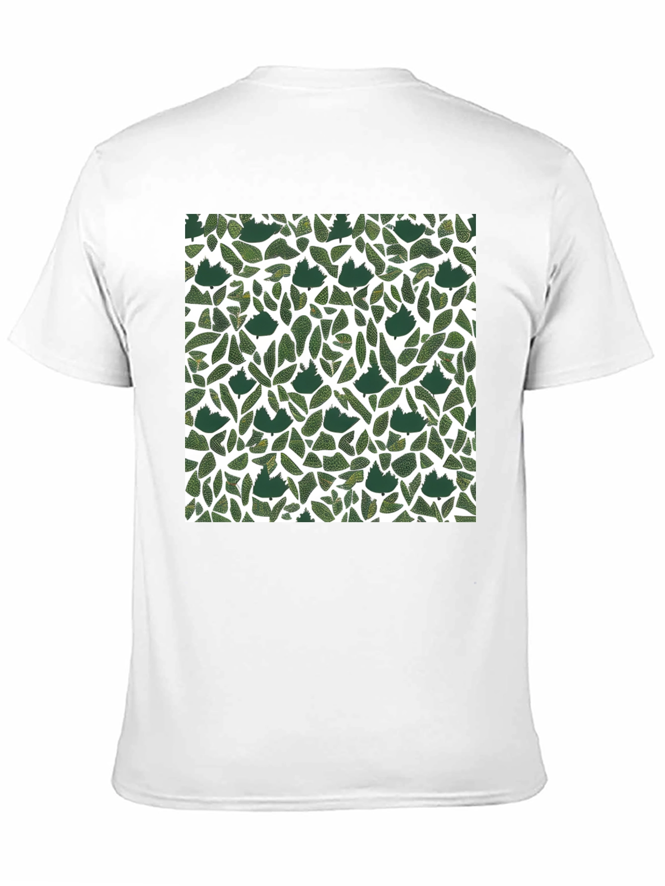 Leaf Print T-Shirt: Modern Botanical Style