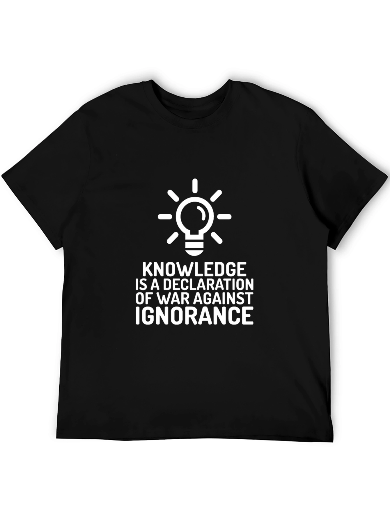 Knowledge is War T-Shirt -  Declare Against Ignorance