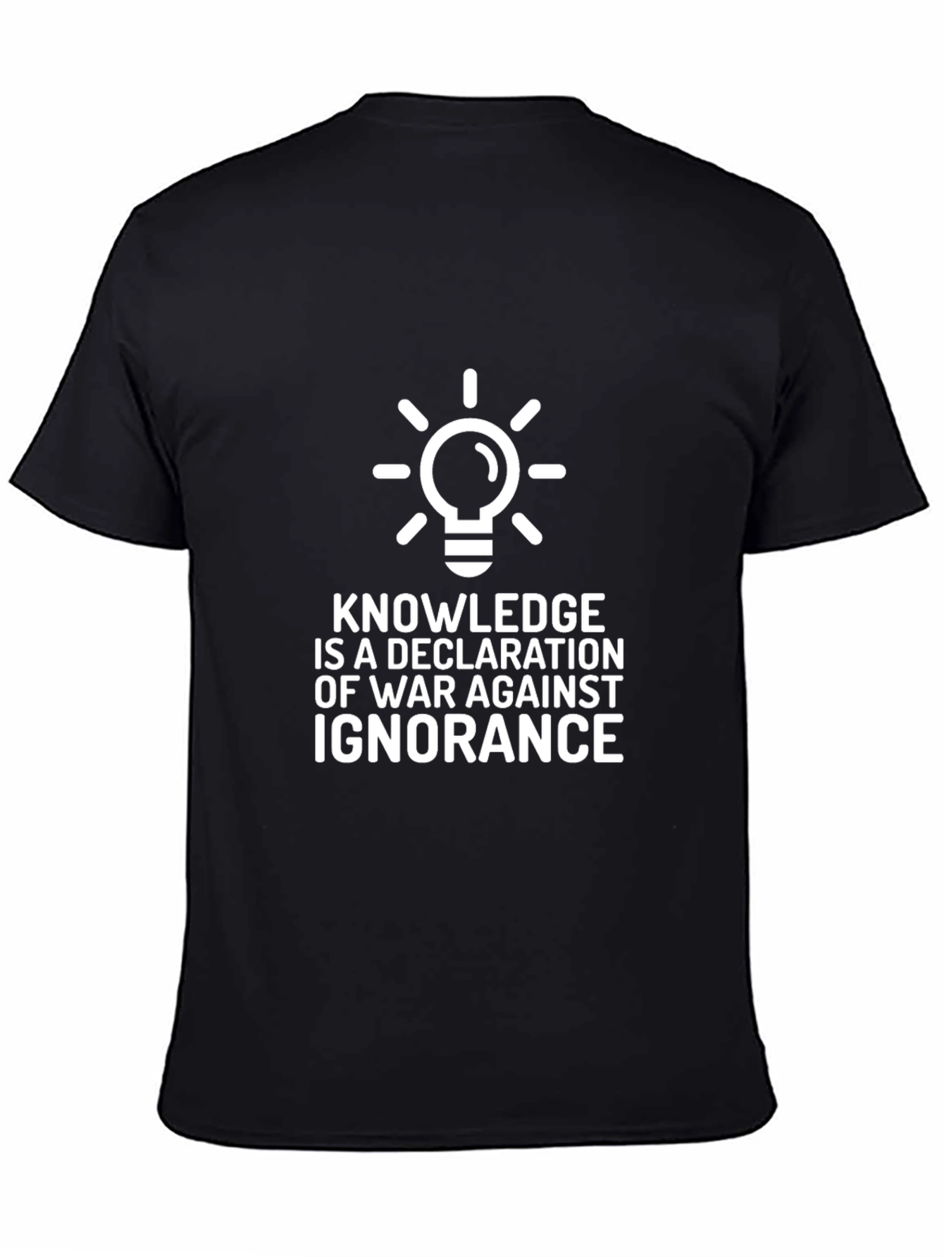 Knowledge is War T-Shirt -  Declare Against Ignorance