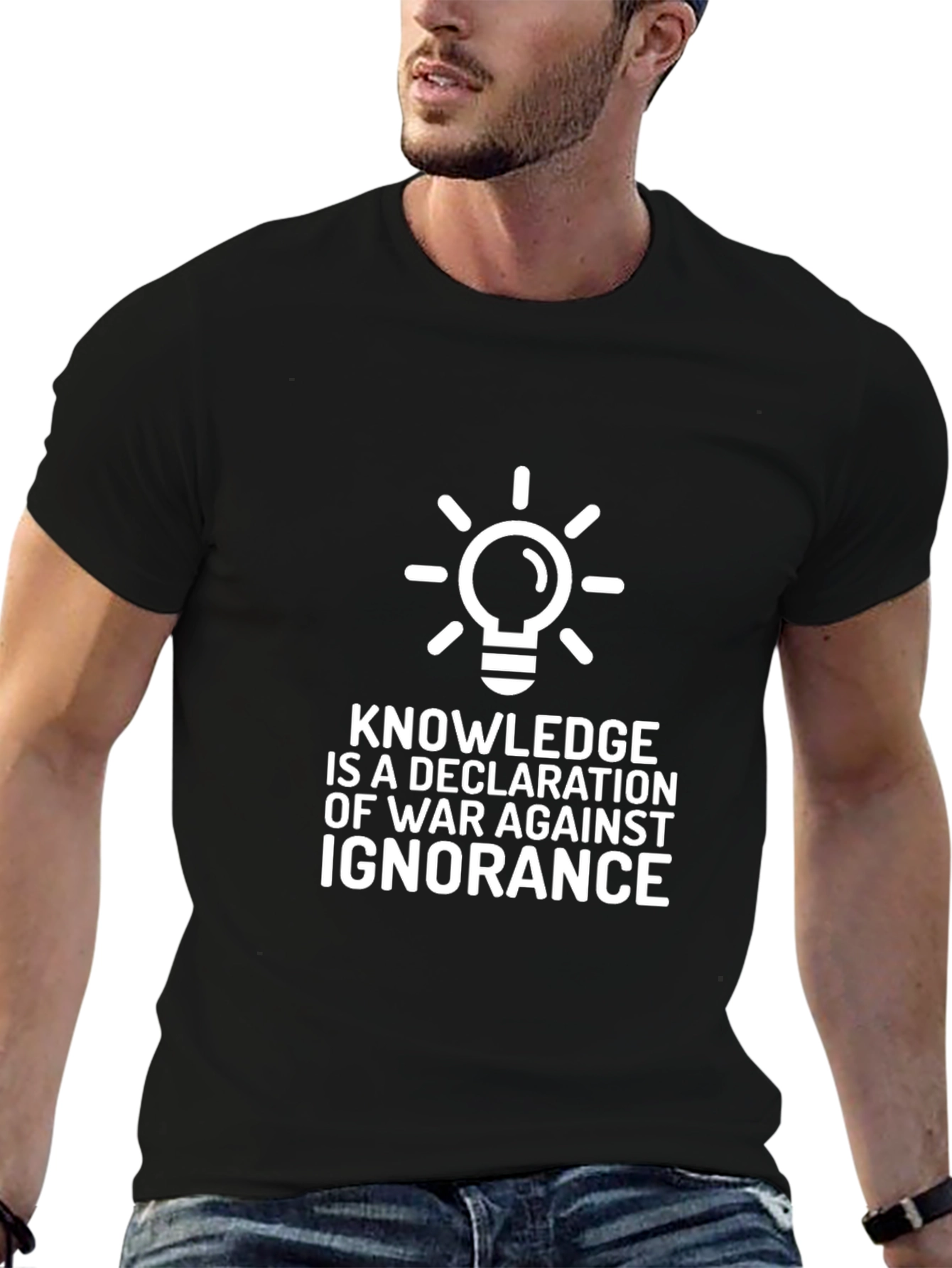 Knowledge is War T-Shirt -  Declare Against Ignorance