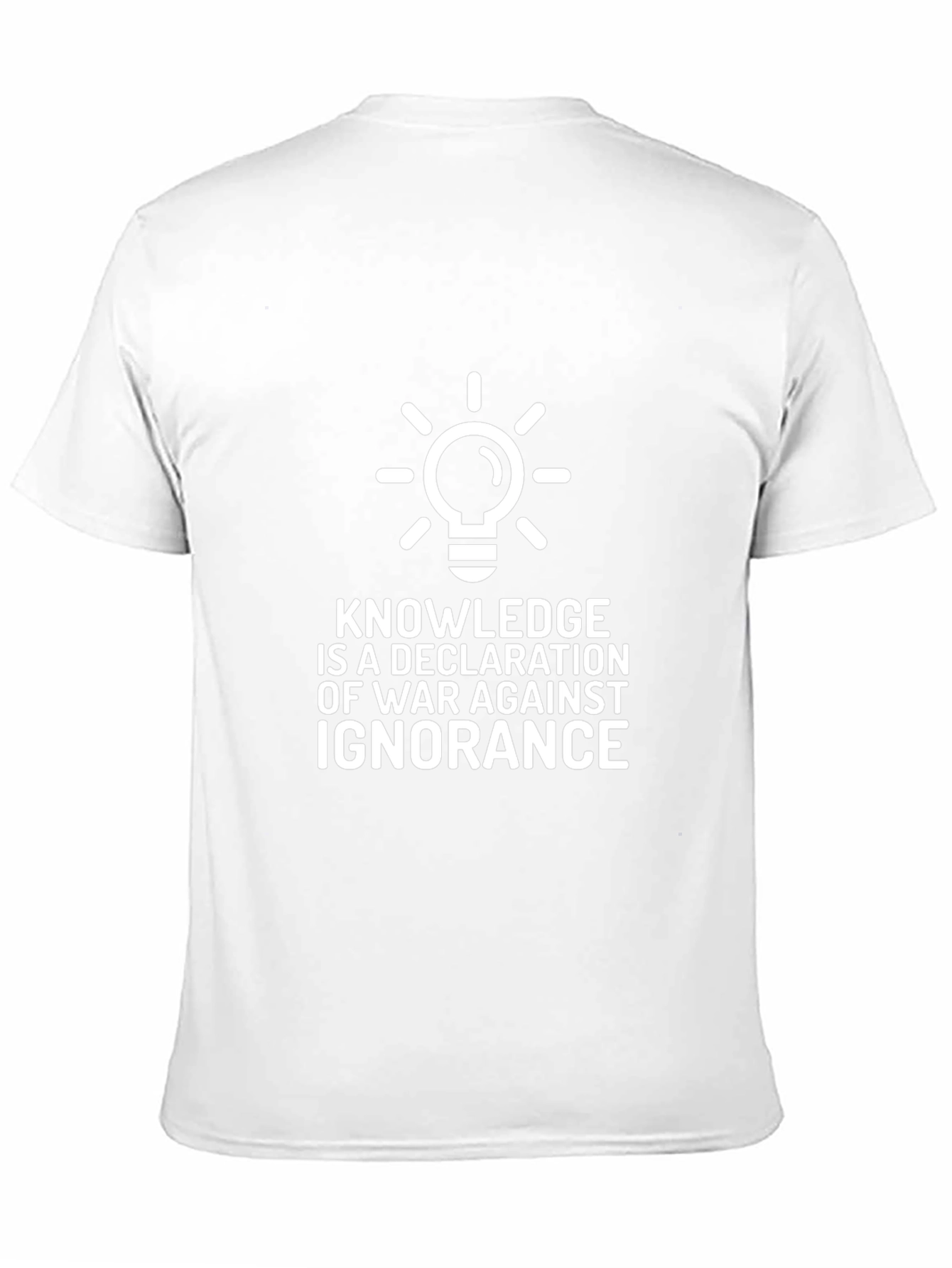 Knowledge is War T-Shirt -  Declare Against Ignorance