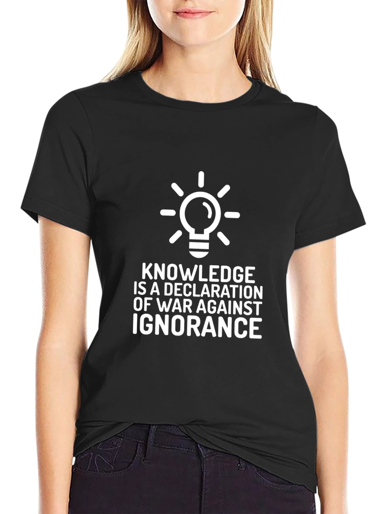 Knowledge is War T-Shirt -  Declare Against Ignorance