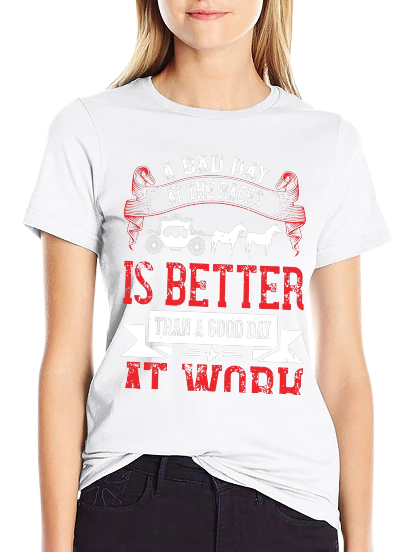 A Bad Day At The Races Graphic T-Shirt