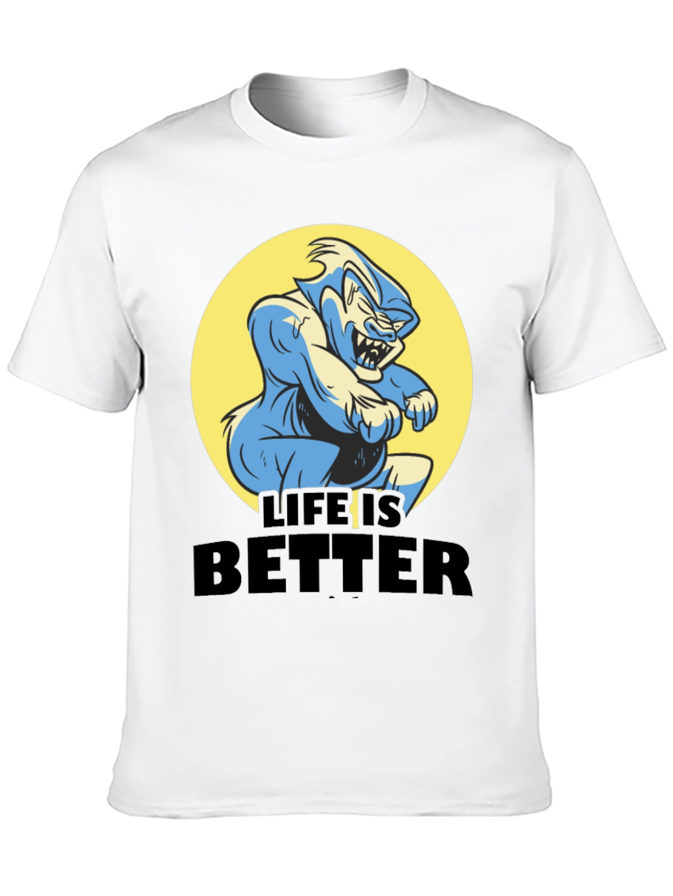 Life is Better Cartoon Graphic Tee