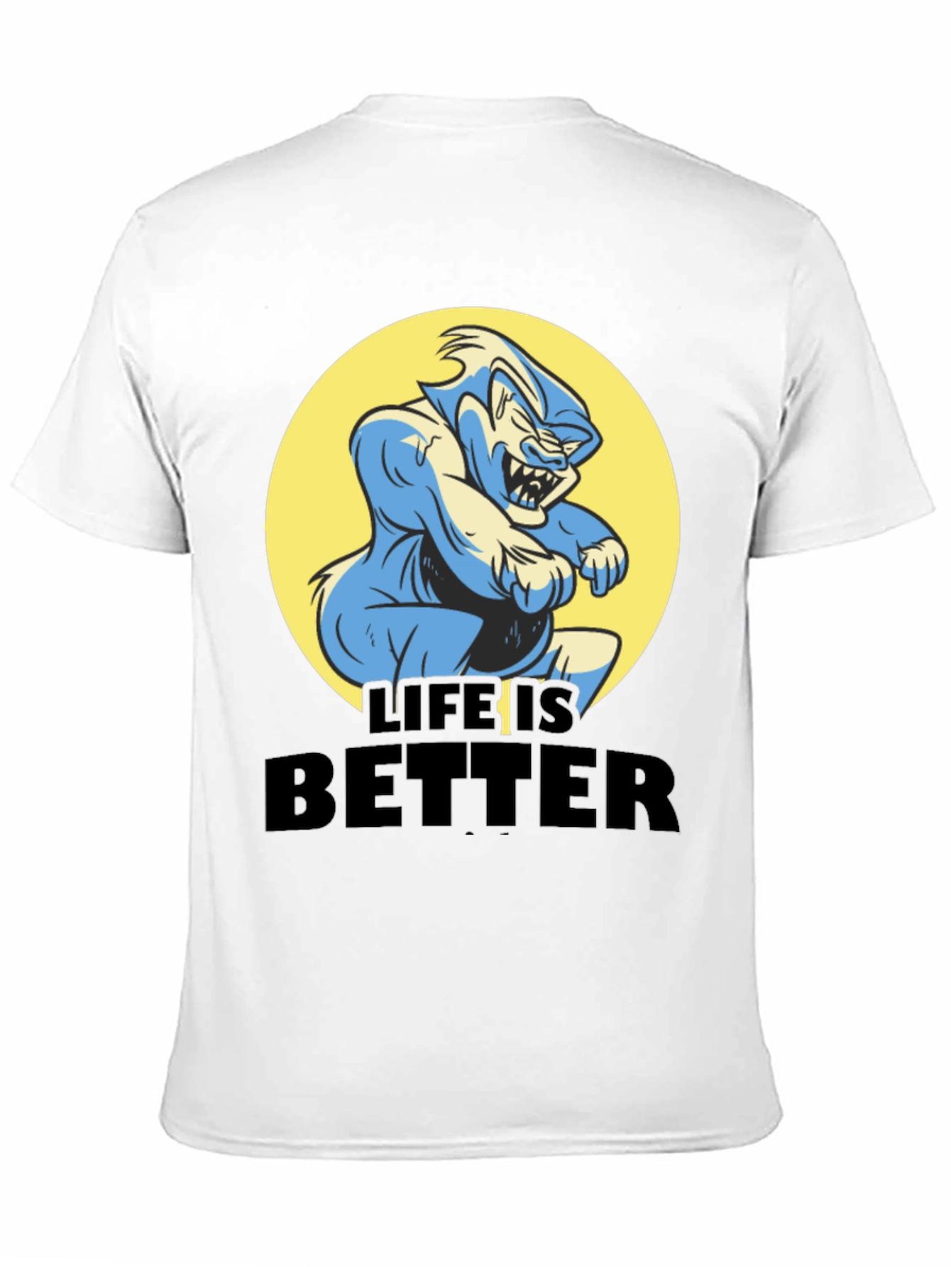 Life is Better Cartoon Graphic Tee