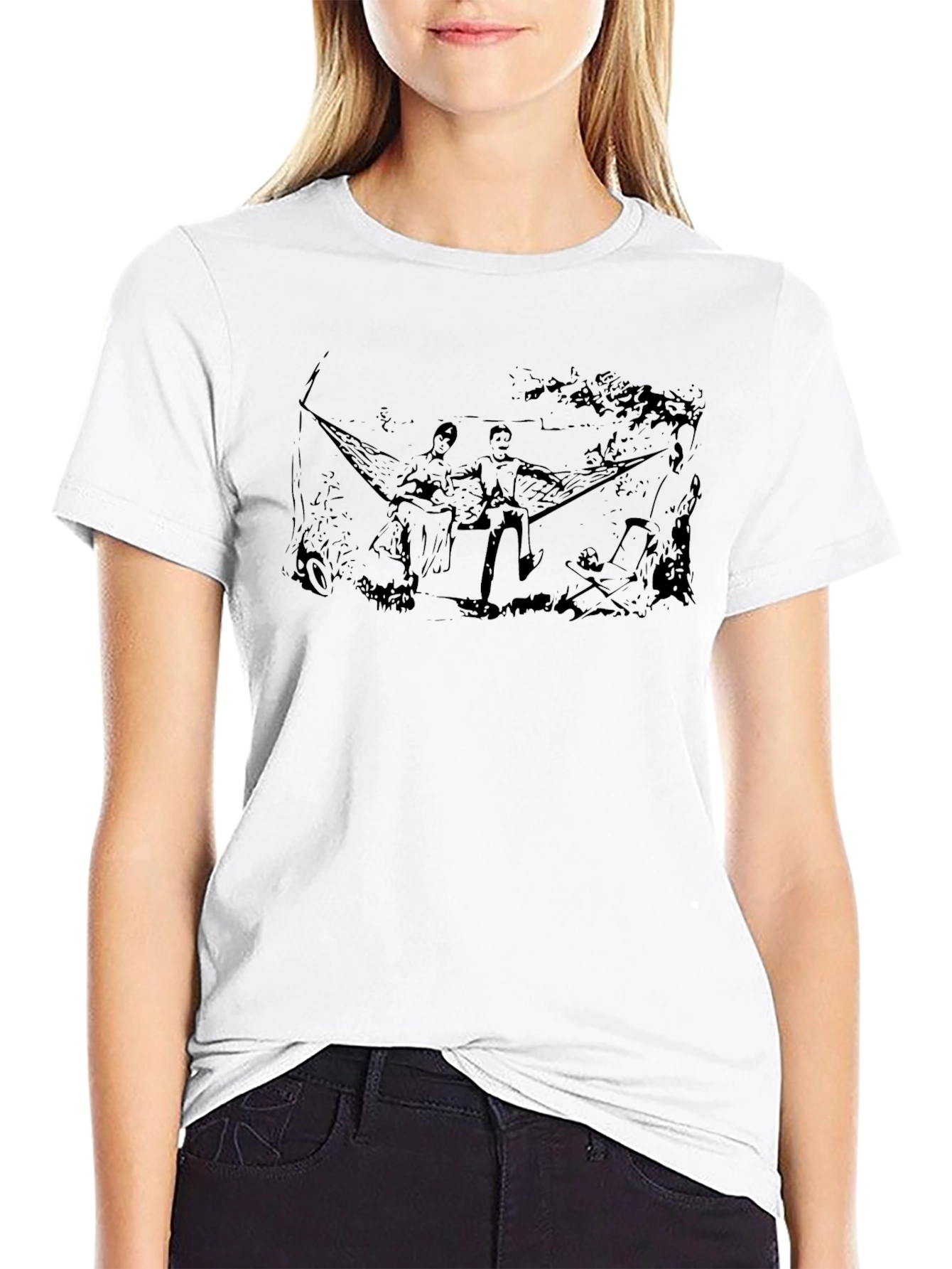 Retro Black Hammock Graphic Tee