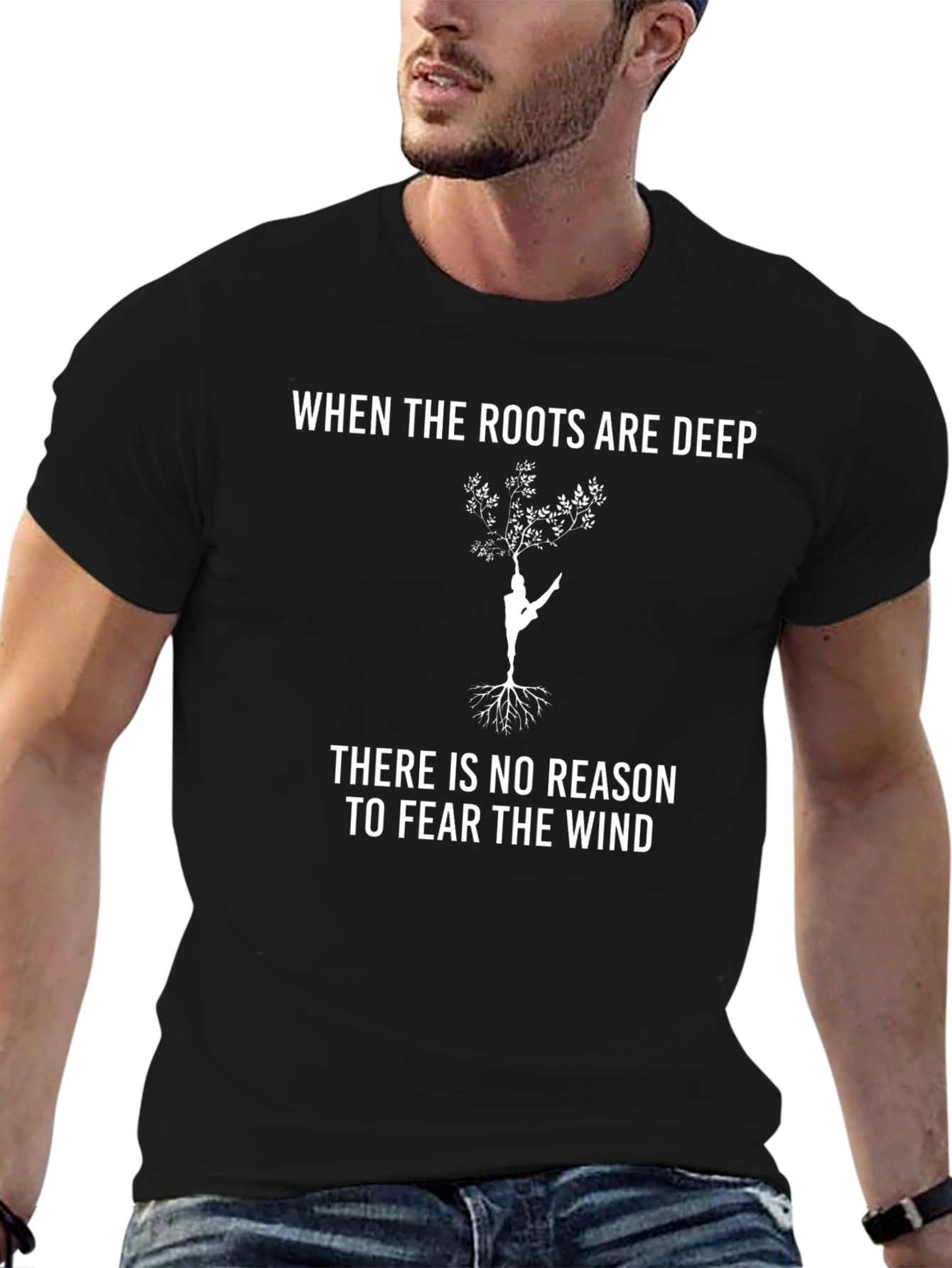 Deep Roots T-Shirt - Inspirational Graphic Tee