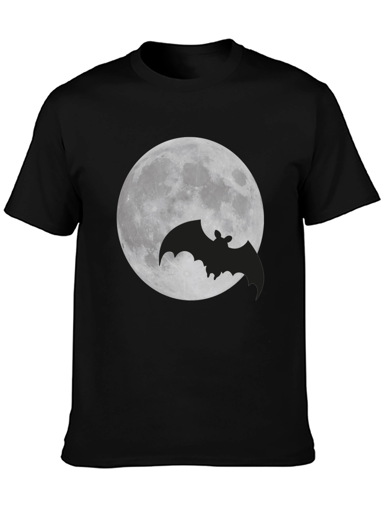 Spooky Bat Moon Graphic Tee