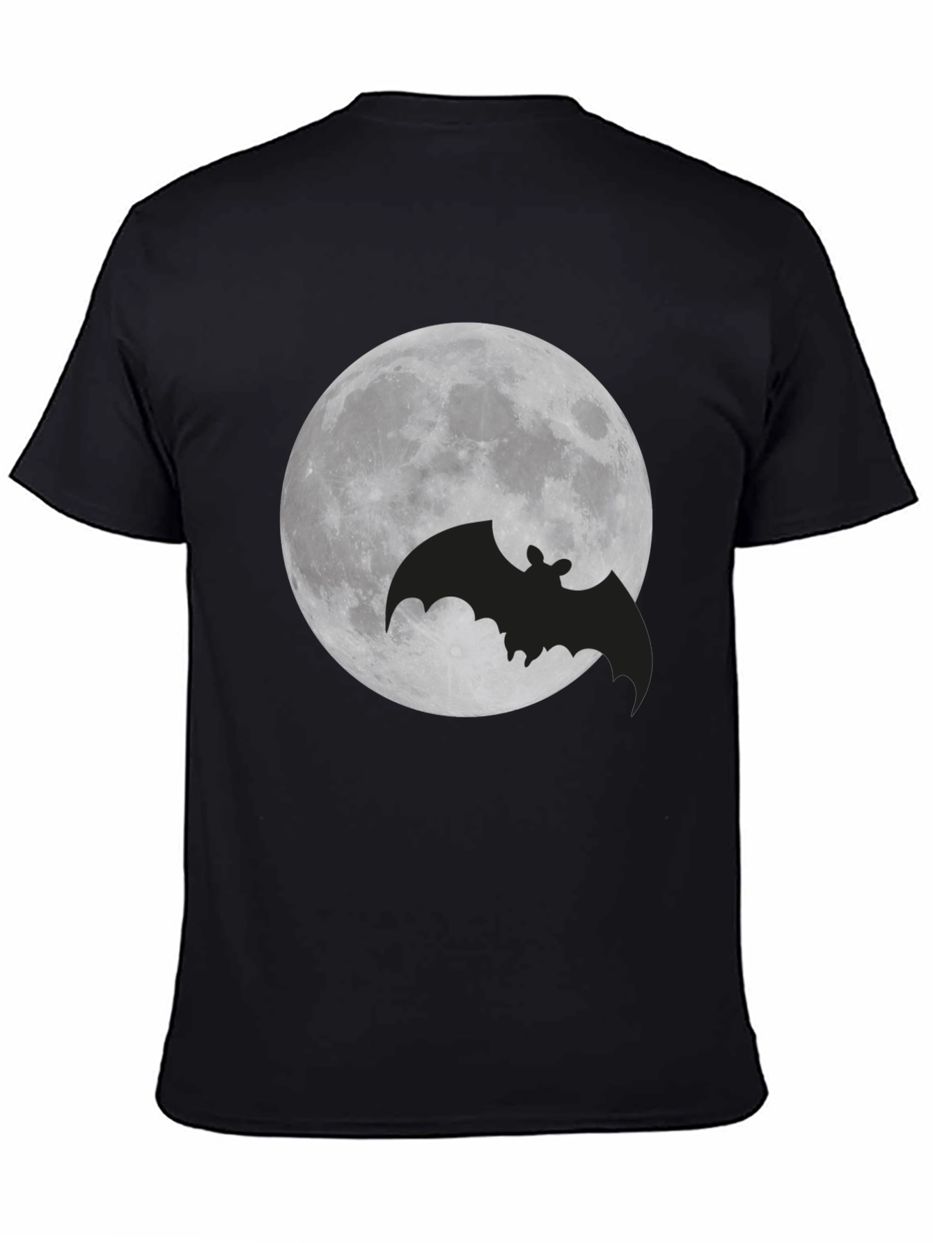 Spooky Bat Moon Graphic Tee