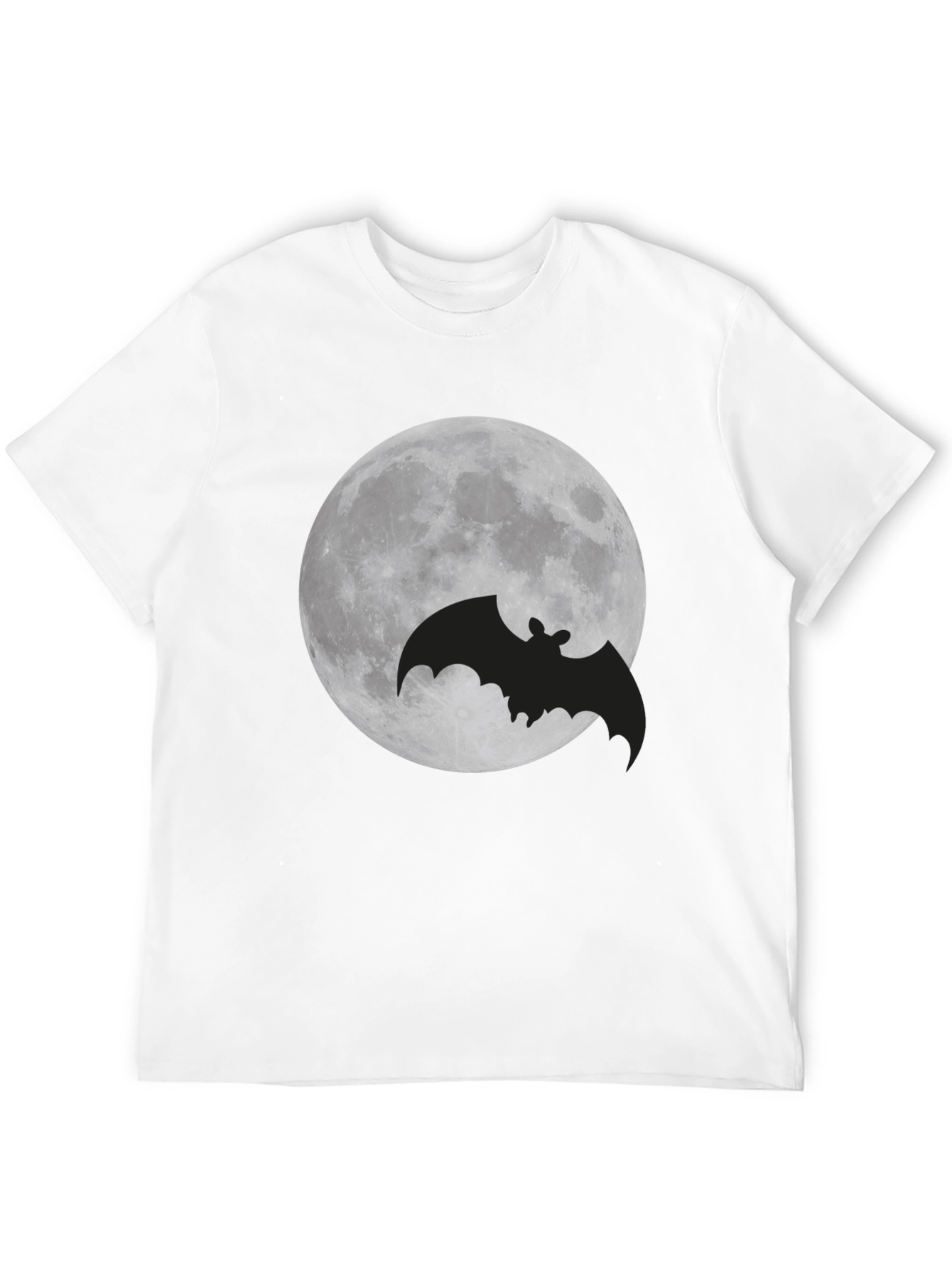 Spooky Bat Moon Graphic Tee