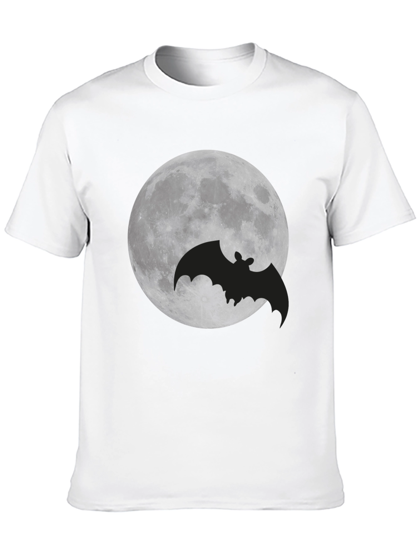 Spooky Bat Moon Graphic Tee