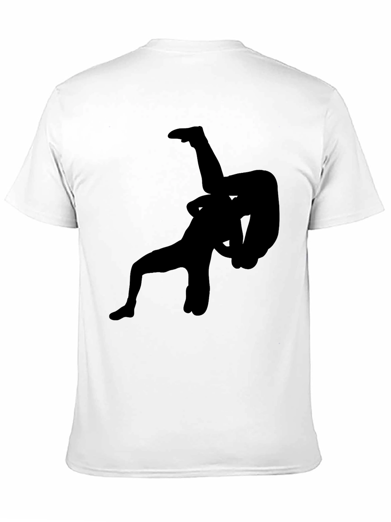 Wrestling Silhouette Graphic T-Shirt