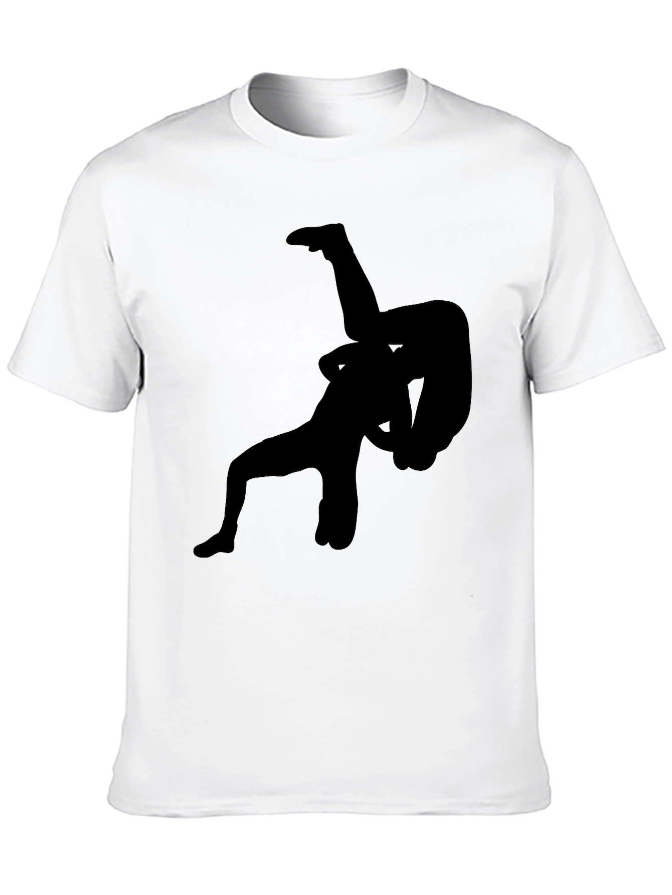 Wrestling Silhouette Graphic T-Shirt