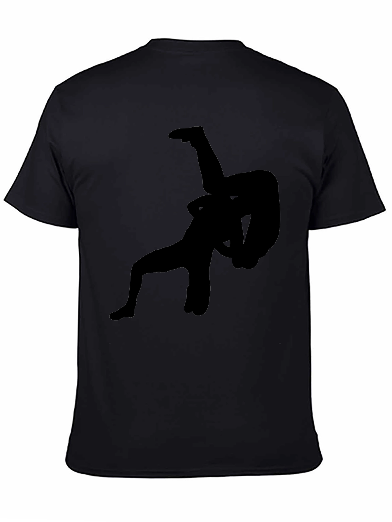 Wrestling Silhouette Graphic T-Shirt