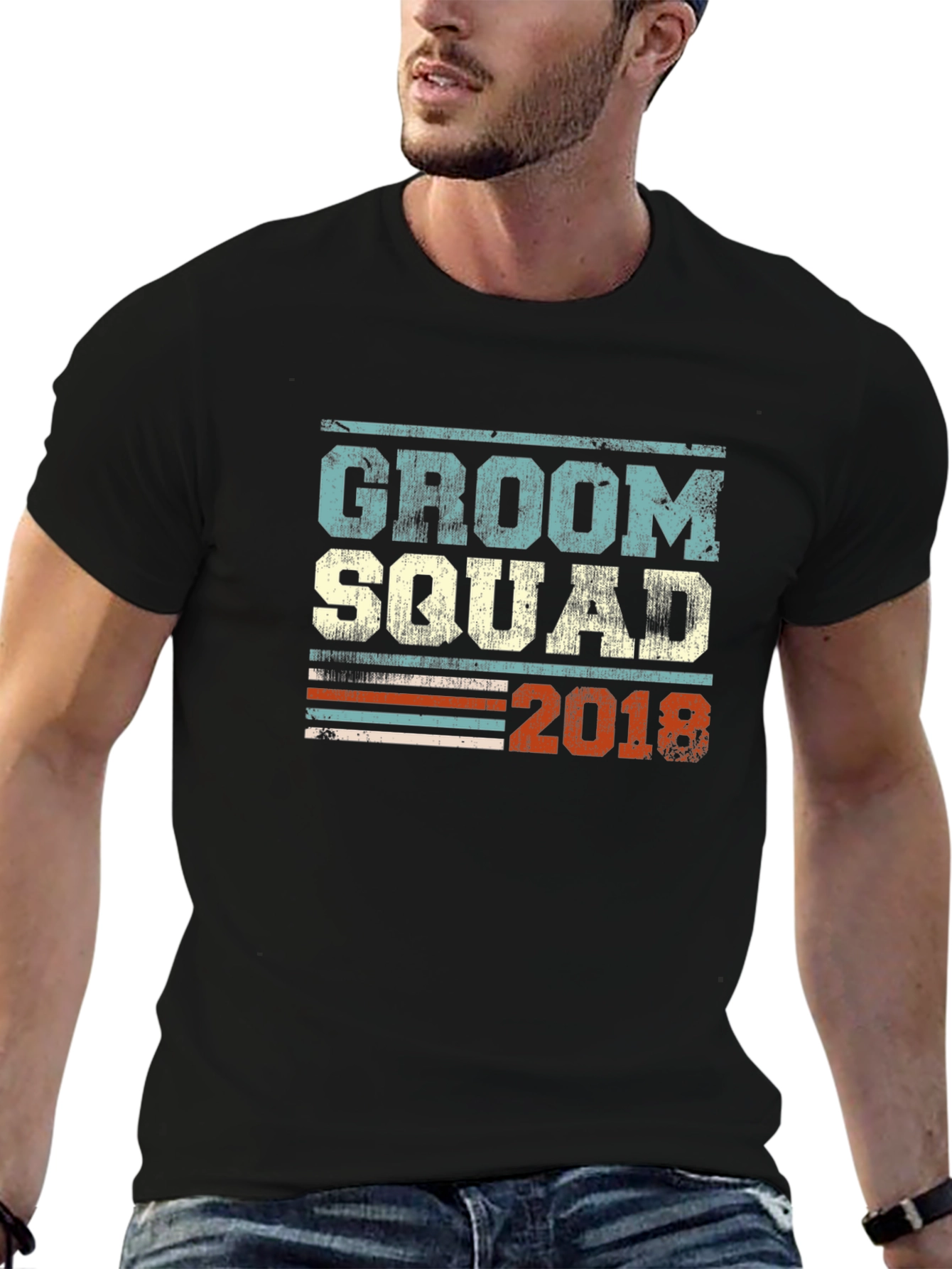 Groom Squad 2018 Retro T-Shirt